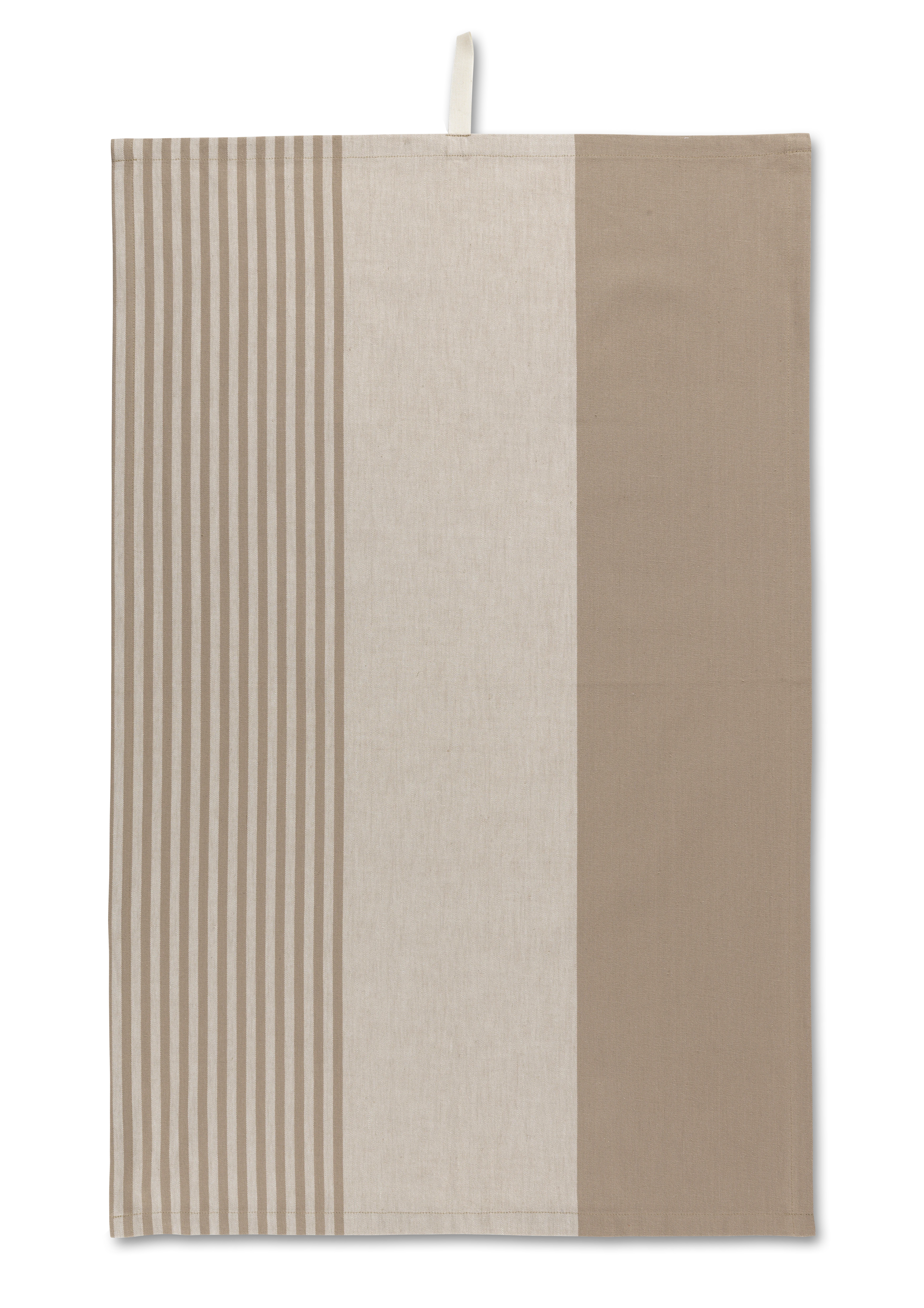 Tea towel 50x80 cm from JUNA in Sand color, made of Cotton