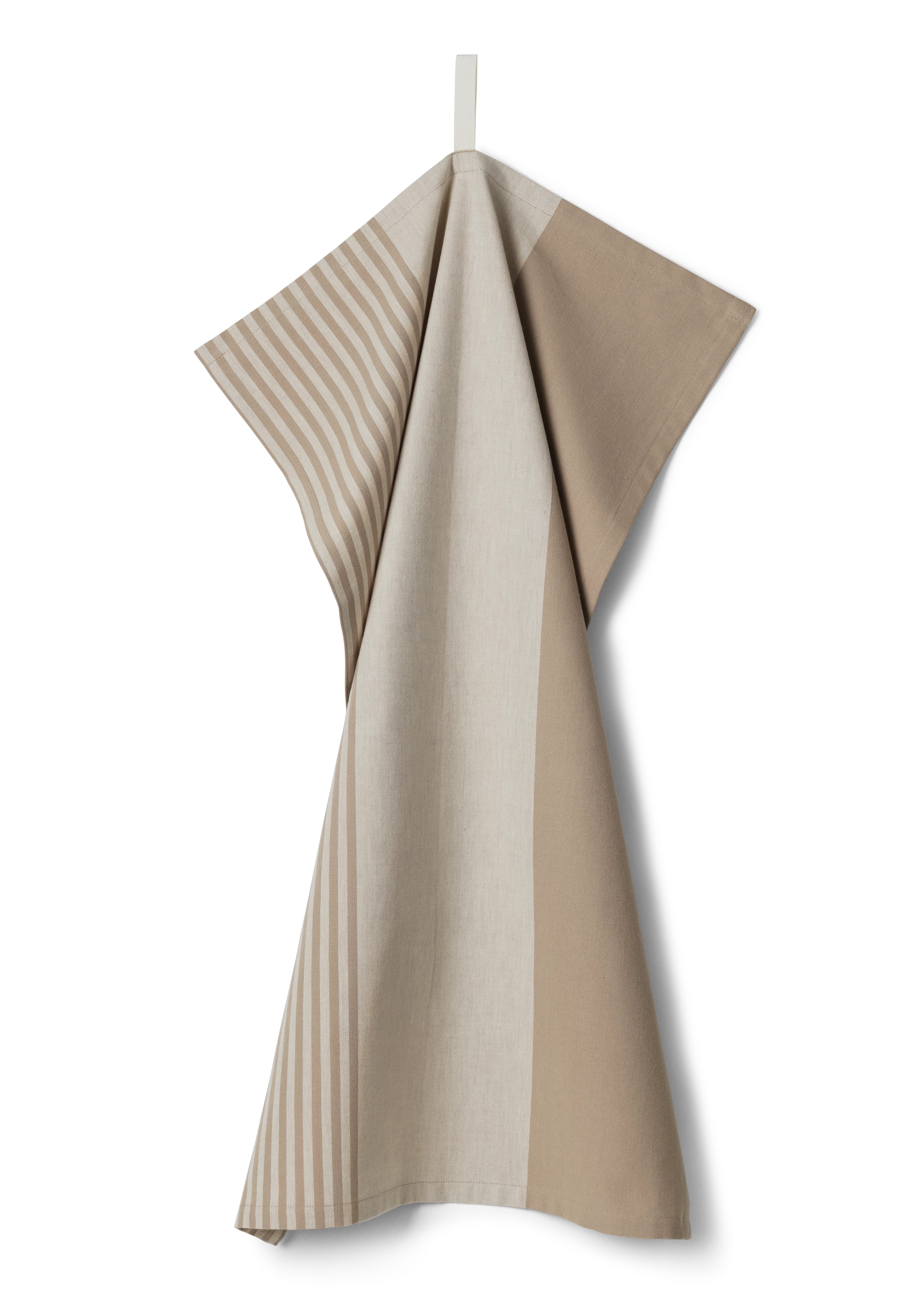 Kjøkkenhåndkle 50x80 cm fra JUNA i fargen Sand, laget av Bomull