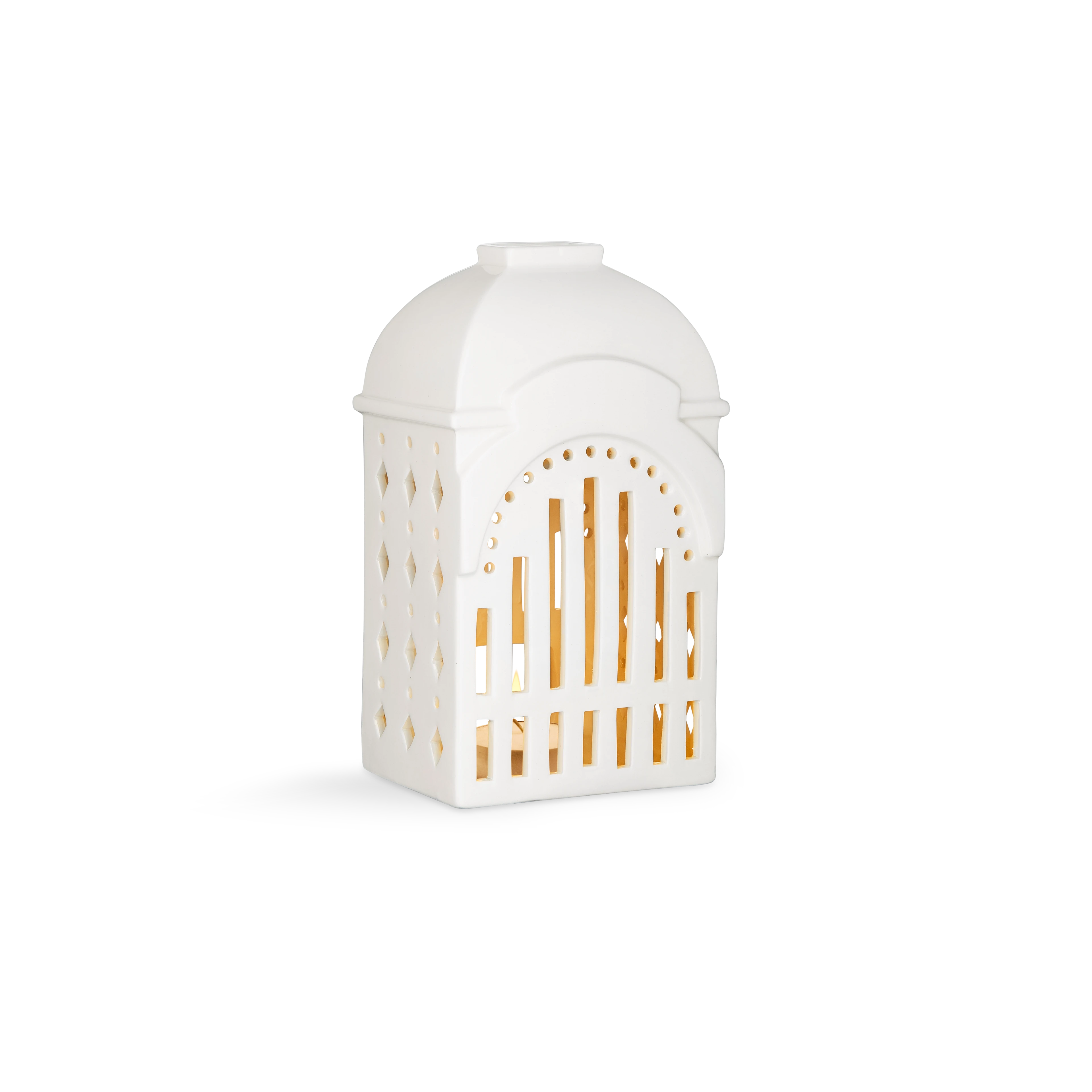 Lighthouse Entrance H18.5 from Kähler  in White color, made of Ceramics