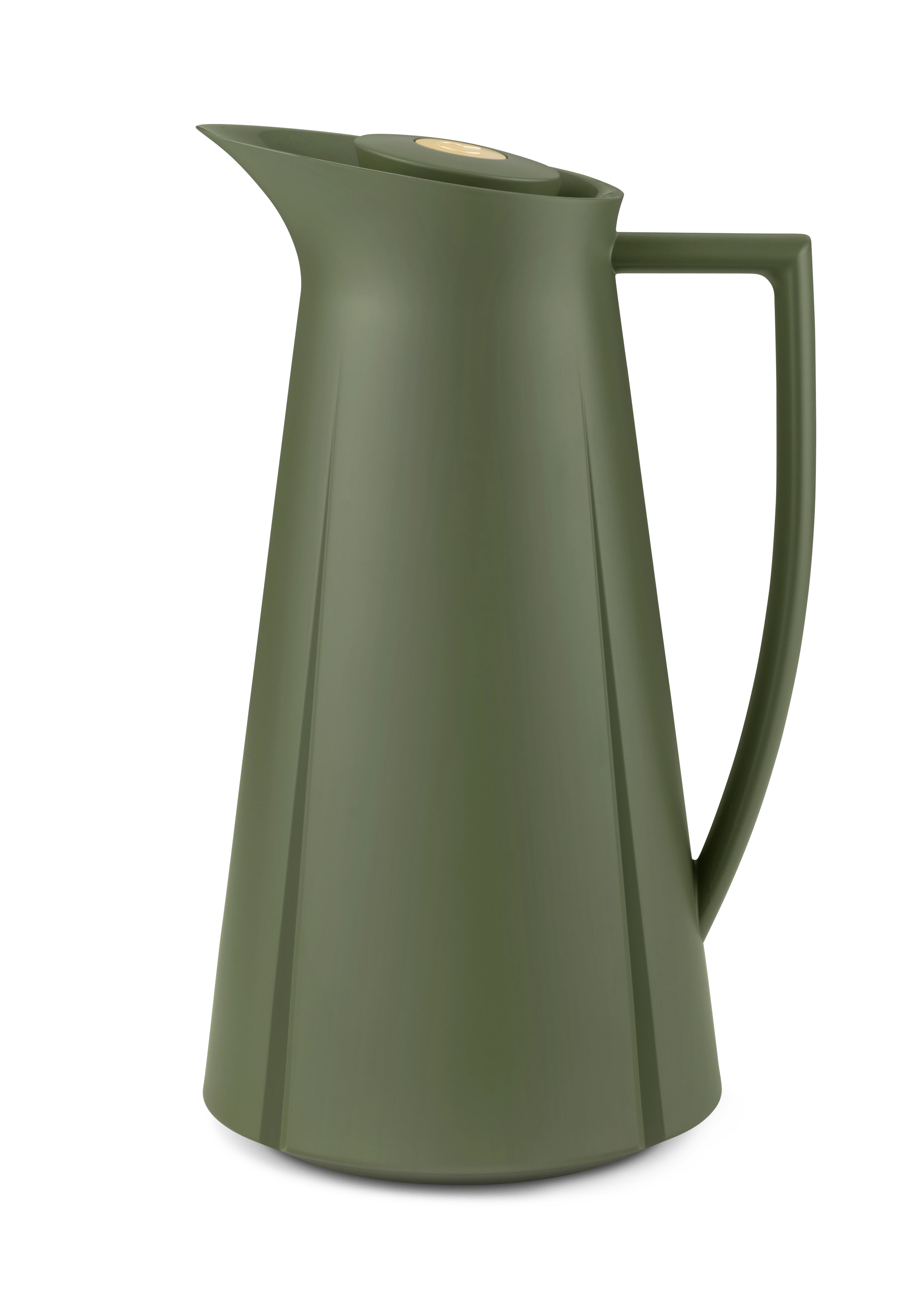Isolierkanne 1,0 l von Rosendahl in der Farbe Dusty green with gold button, hergestellt aus Kunststoff