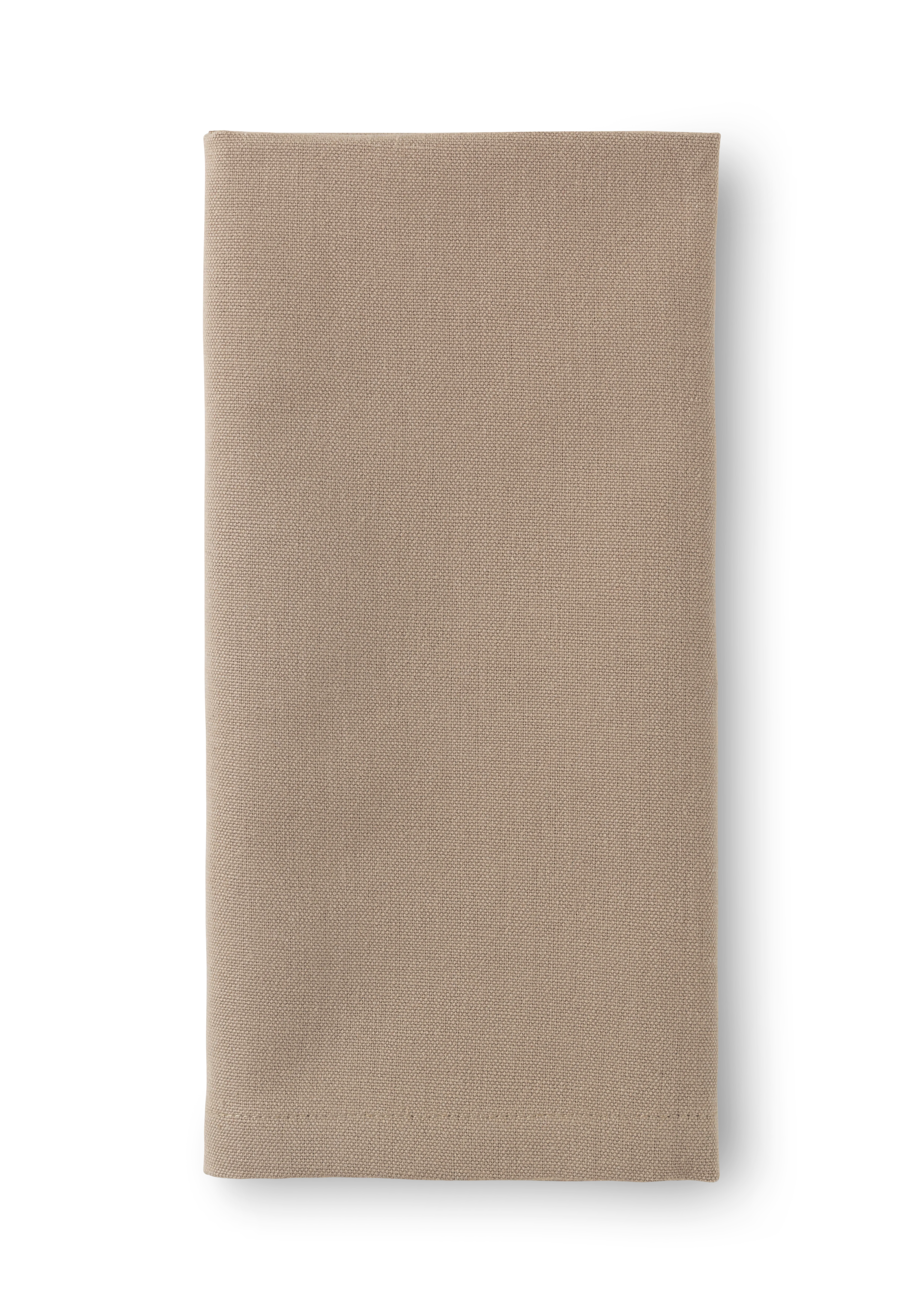 Stoffserviett 45x45 cm 2 stk. fra JUNA i fargen Sand, laget av Bomull