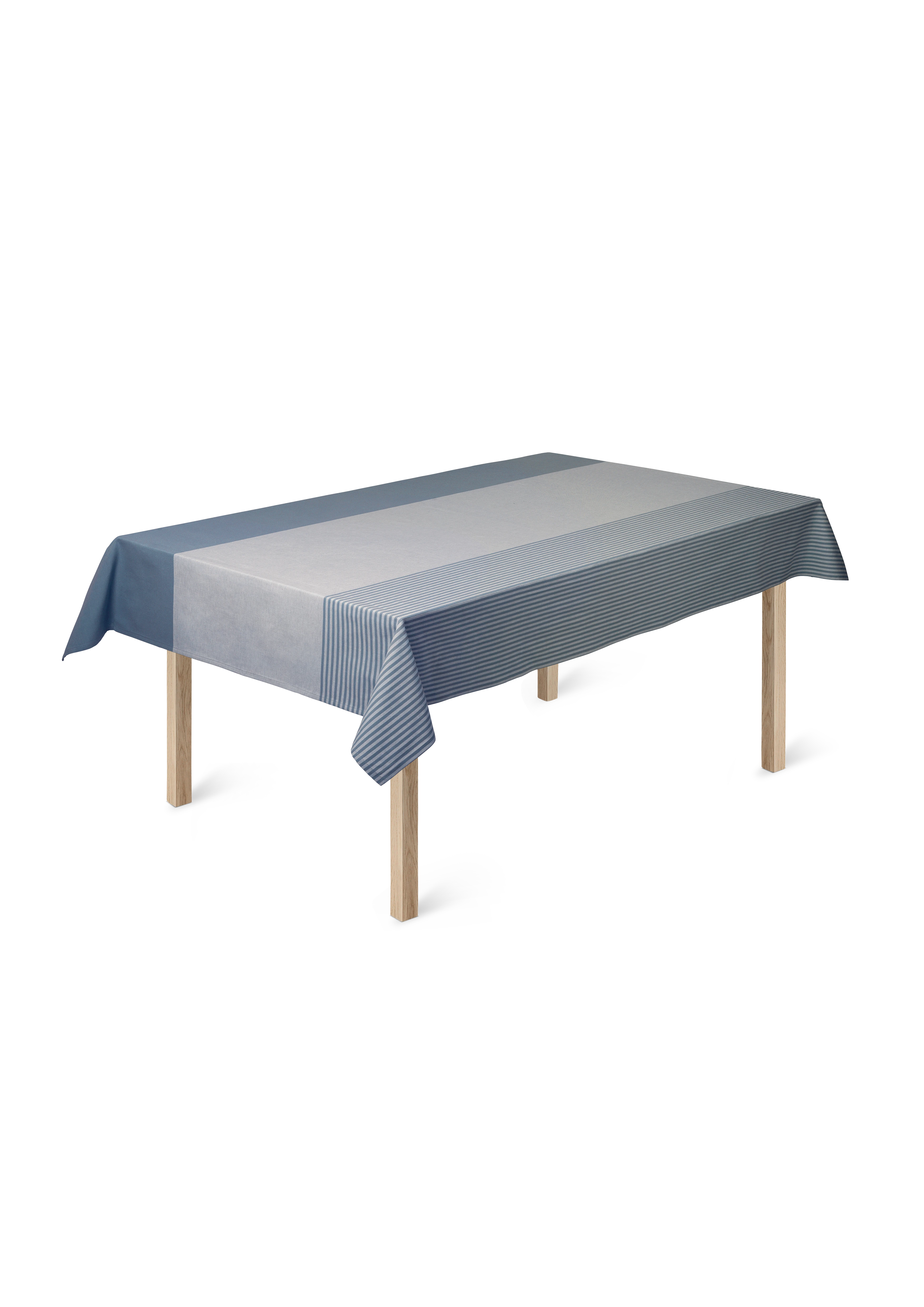 Duk 150x350 cm från JUNA i färgen Blå, tillverkad av Bomull