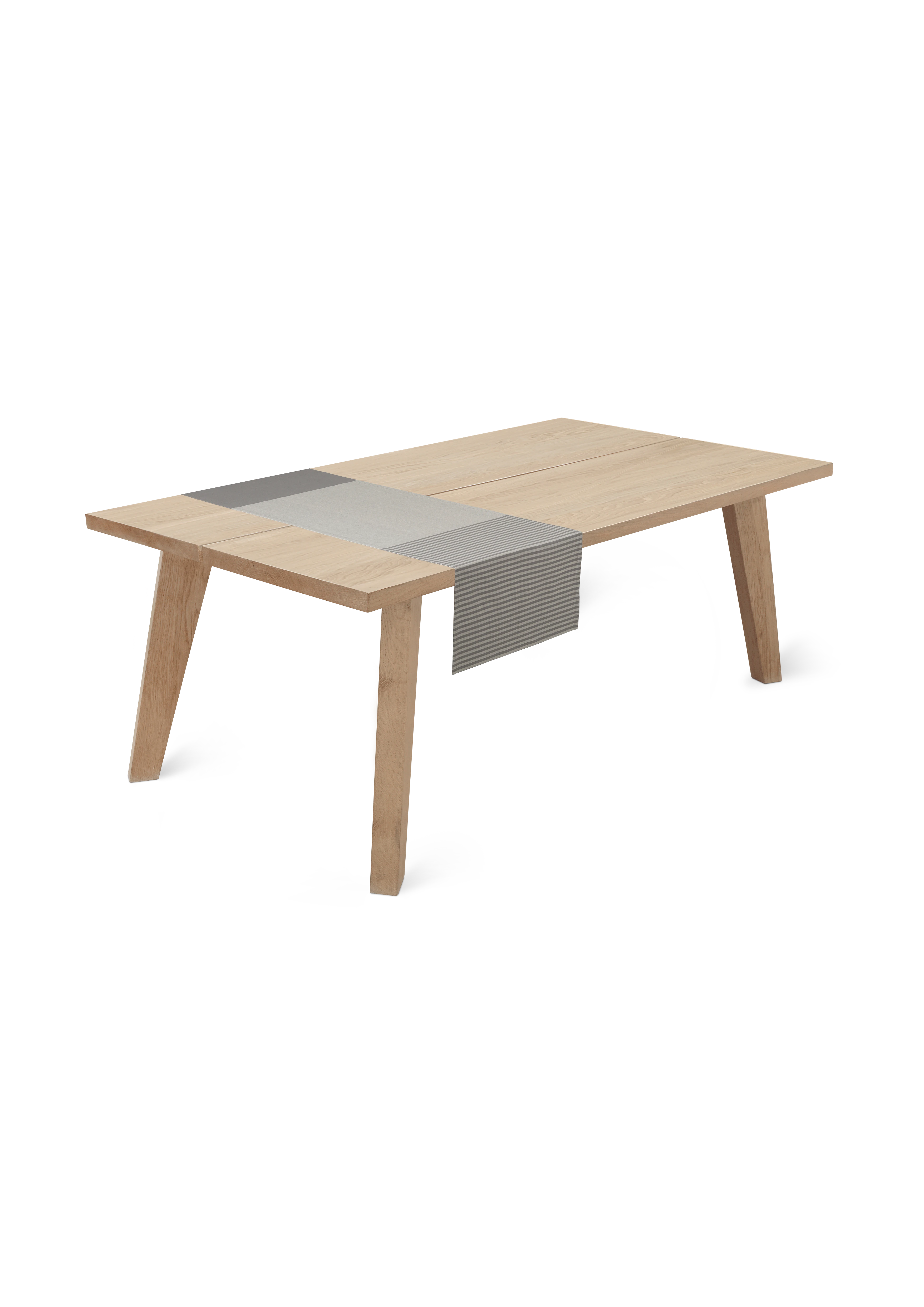 Läufer 45x150 cm von JUNA in der Farbe Grau, hergestellt aus Baumwolle