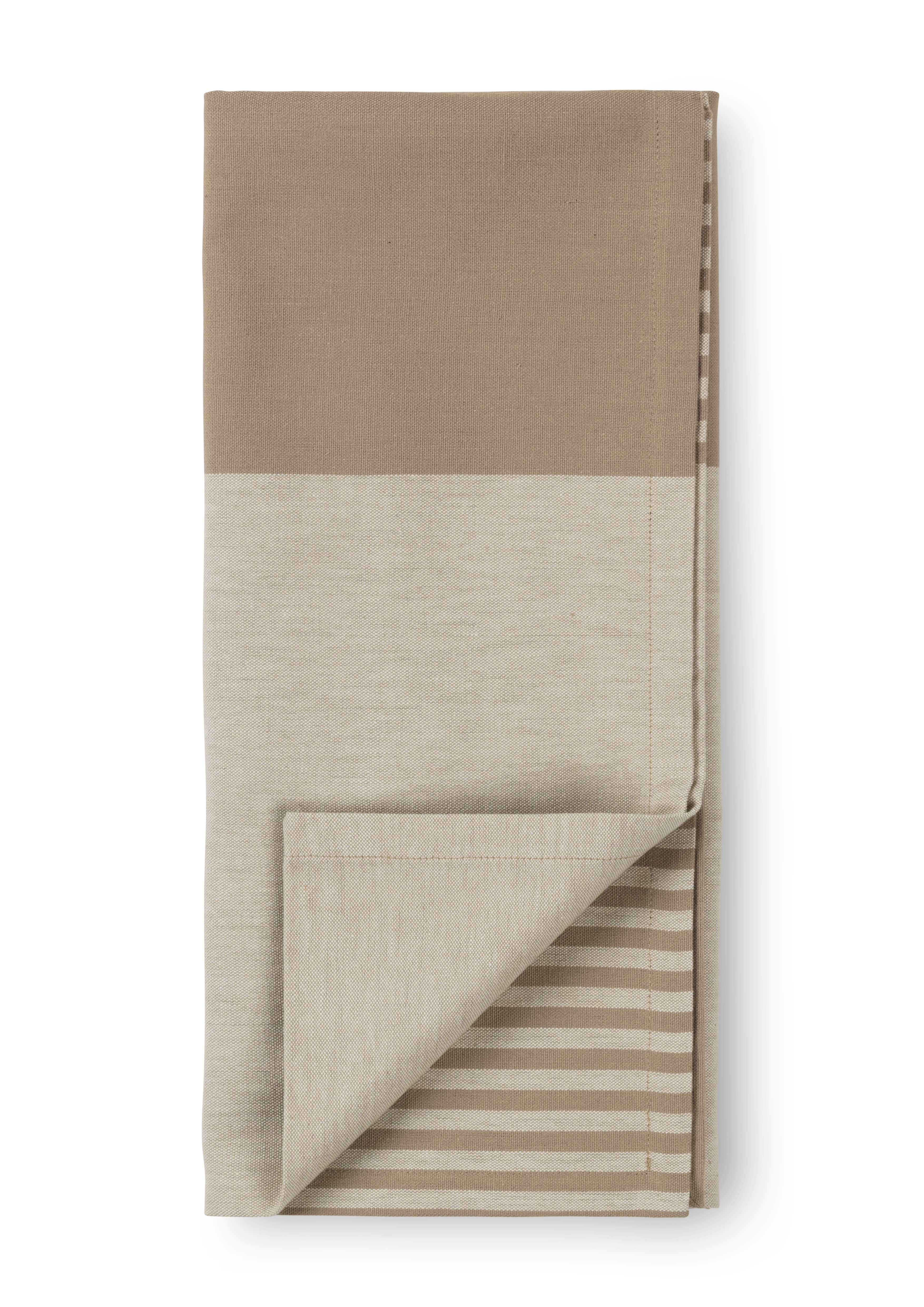 Läufer 45x150 cm von JUNA in der Farbe Beige, hergestellt aus Baumwolle