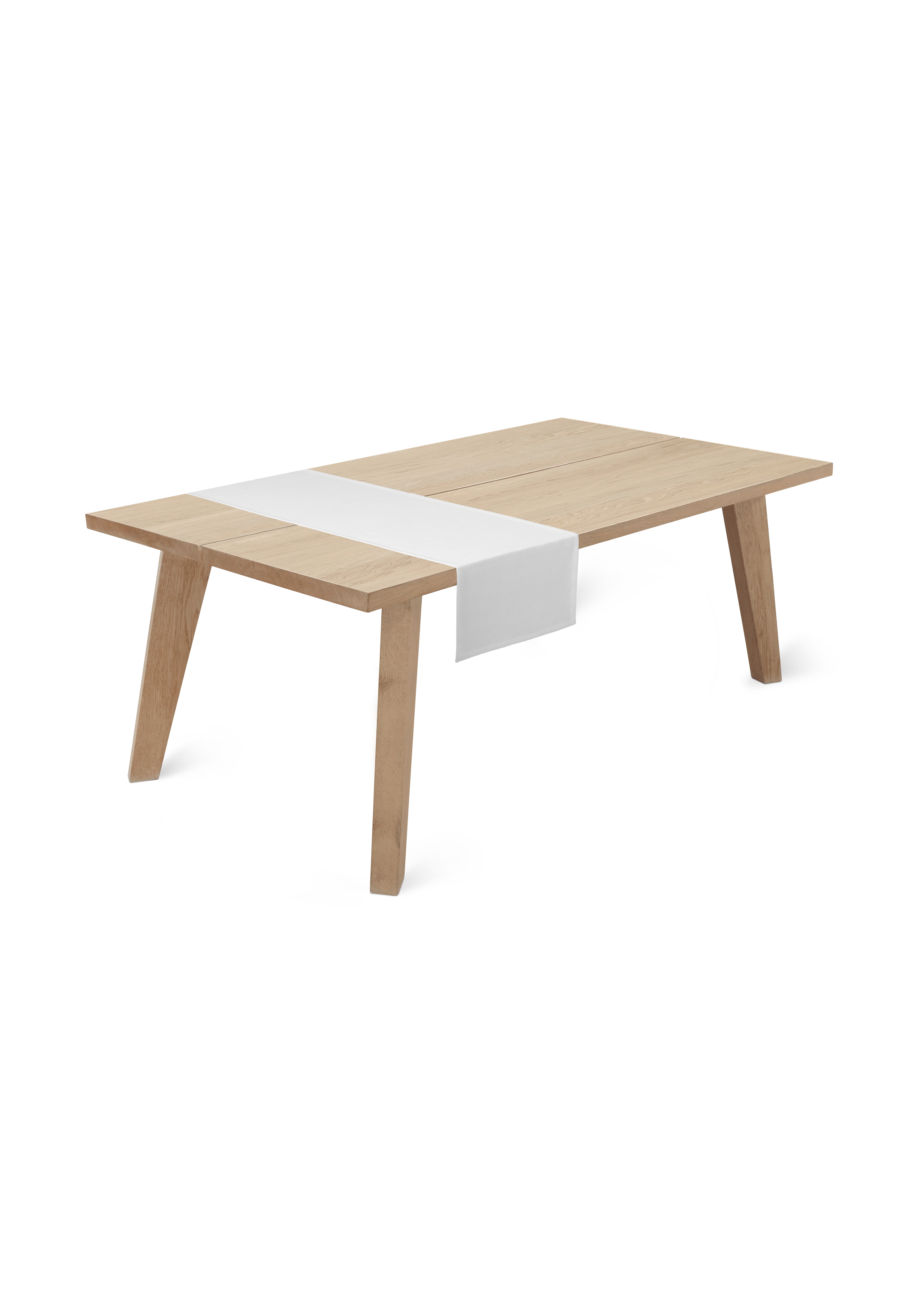 Runner 45x150 cm from JUNA in White color, made of Cotton