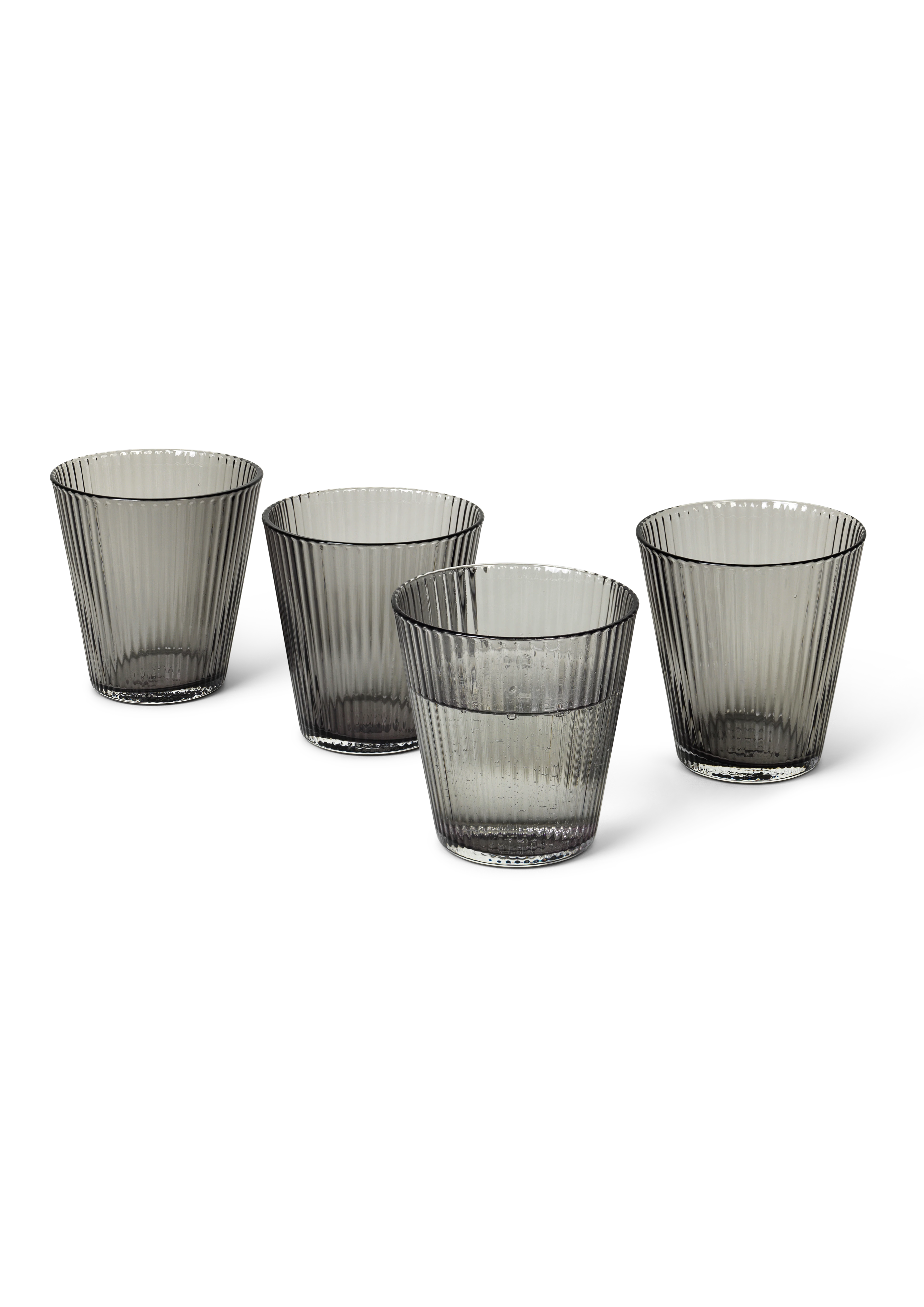 Wasserglas 26 cl 4 Stck. von Rosendahl in der Farbe Smoke, hergestellt aus Glas