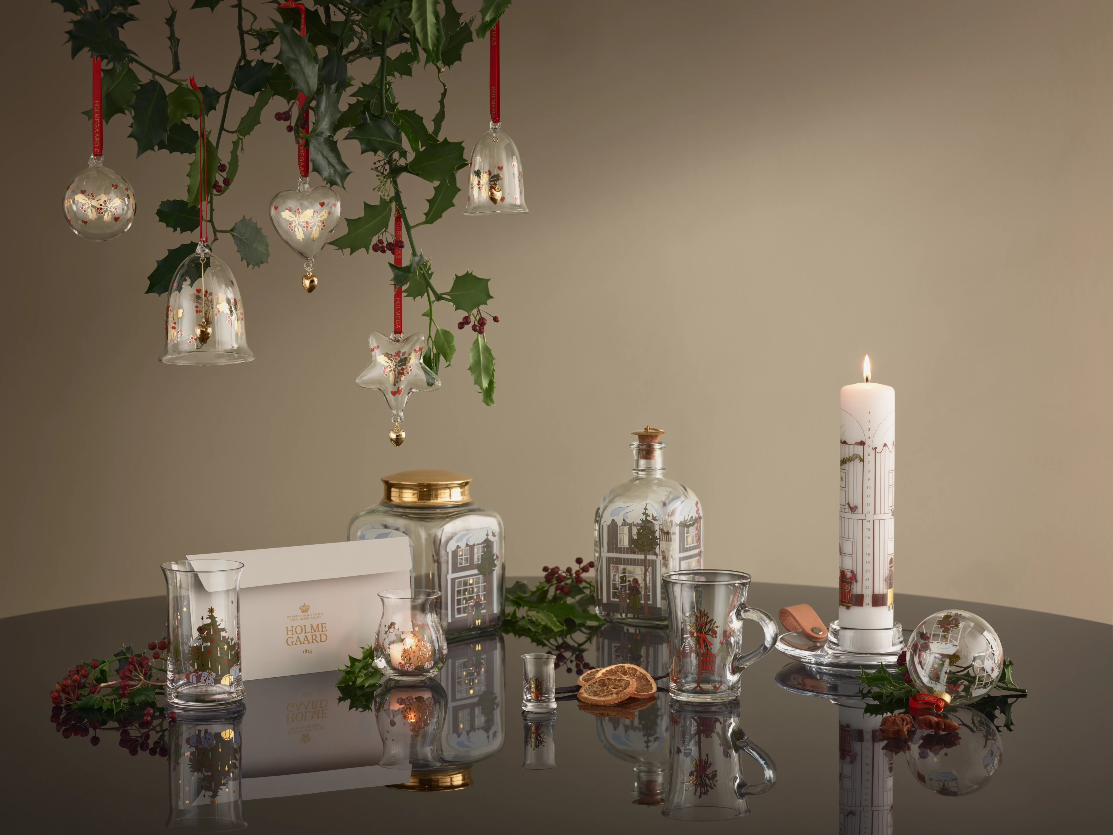 Julvattenglas 2022 28 cl från Holmegaard i färgen Multi, tillverkad av Glas