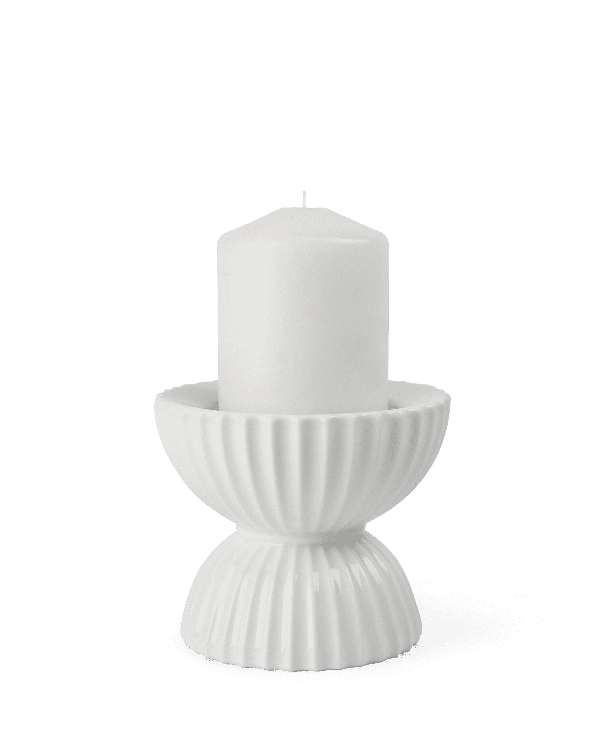 Block candle holder Ø11.5 cm