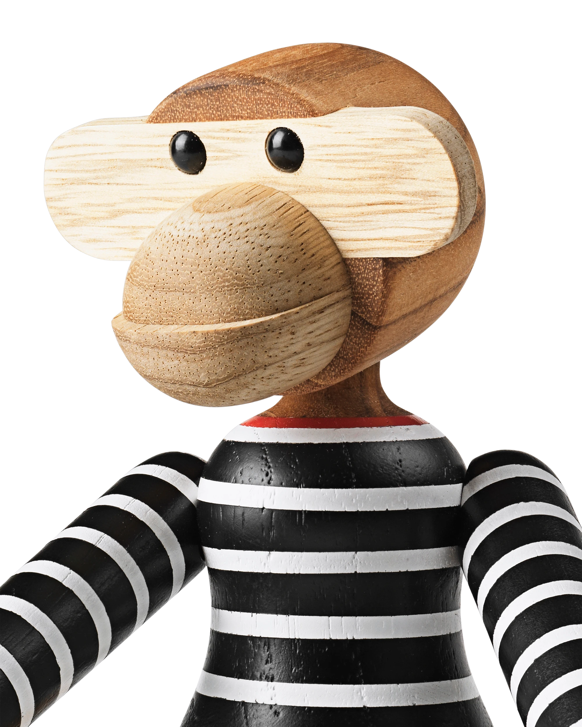 x Nørgaard paa Strøget Monkey small from Kay Bojesen in Black/White color, made of Wood