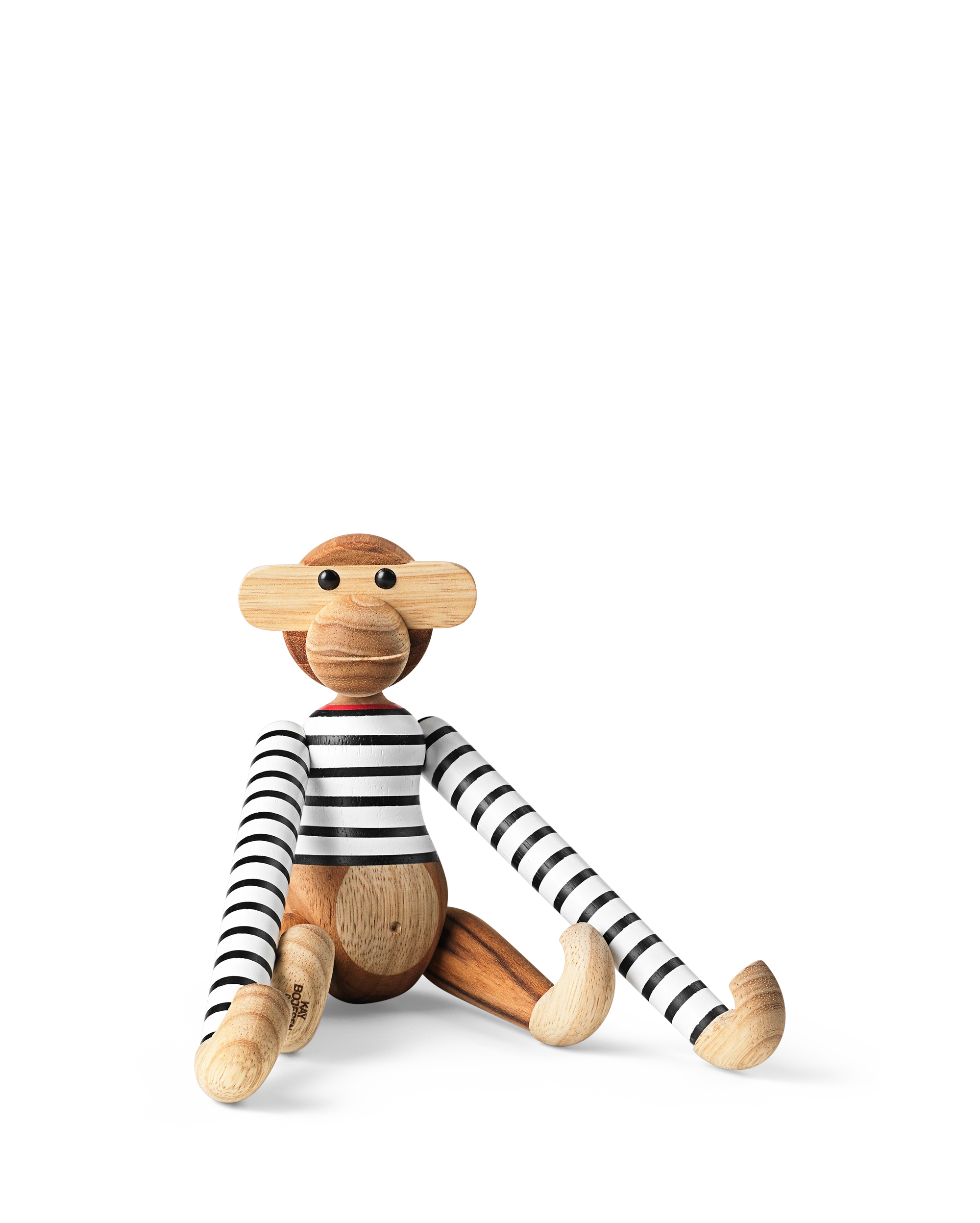 x Nørgaard paa Strøget Monkey small from Kay Bojesen in White/Black color, made of Wood