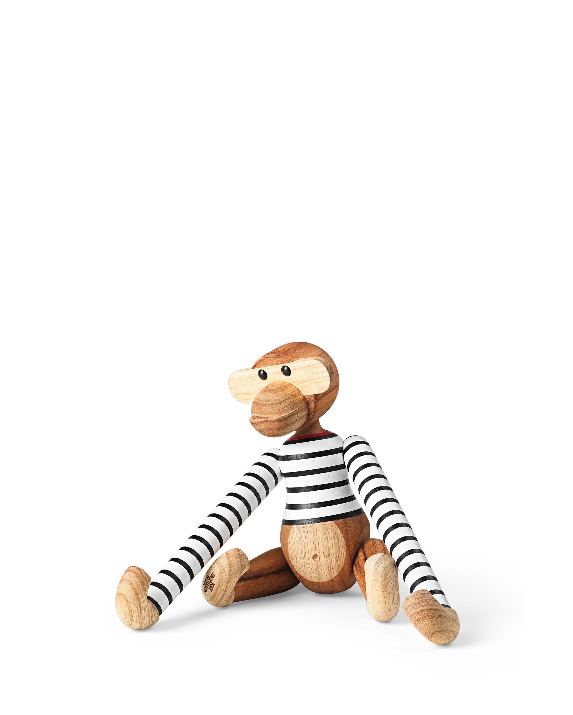 x Nørgaard paa Strøget Monkey small from Kay Bojesen in White/Black color, made of Wood