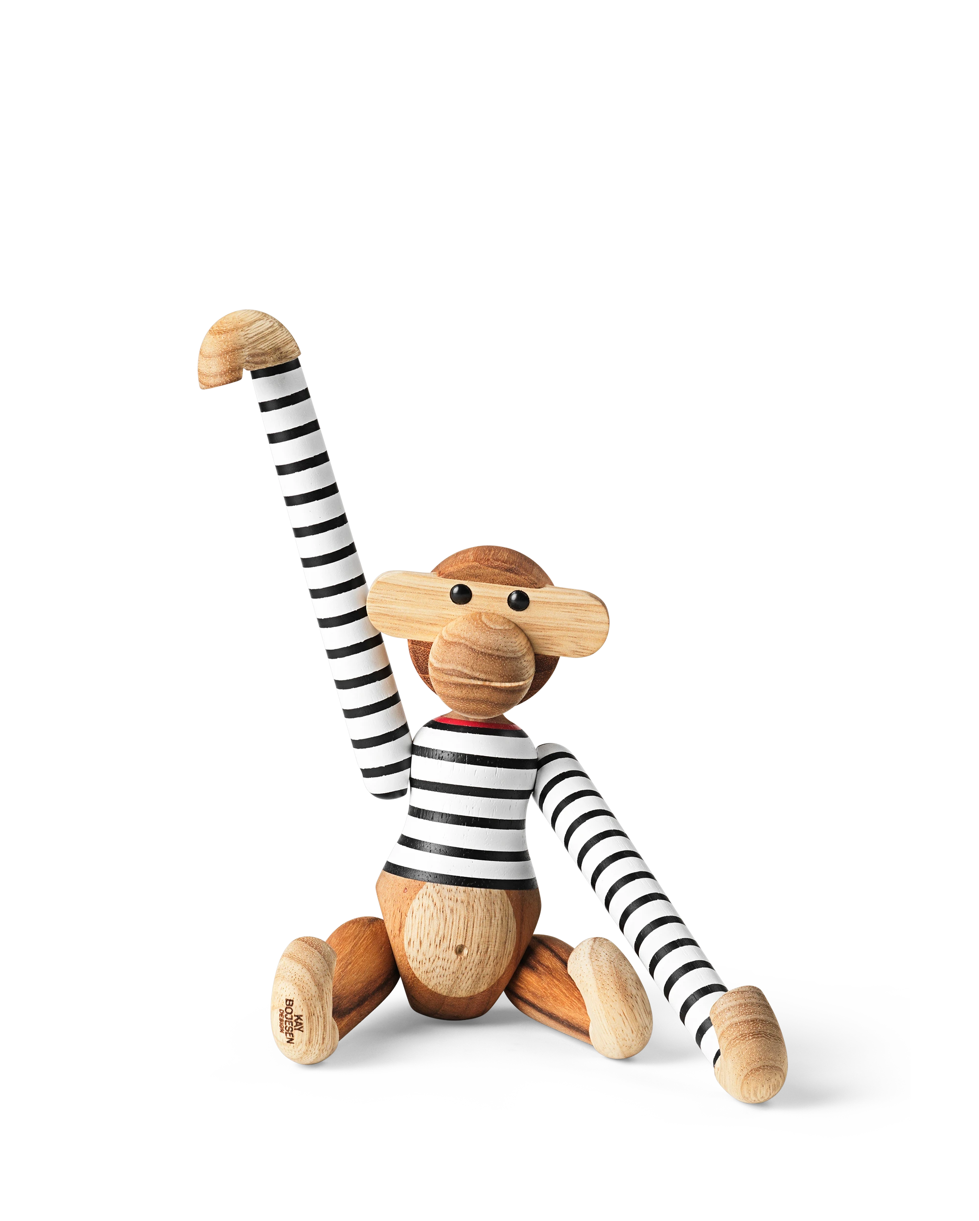 x Nørgaard paa Strøget Monkey small from Kay Bojesen in White/Black color, made of Wood