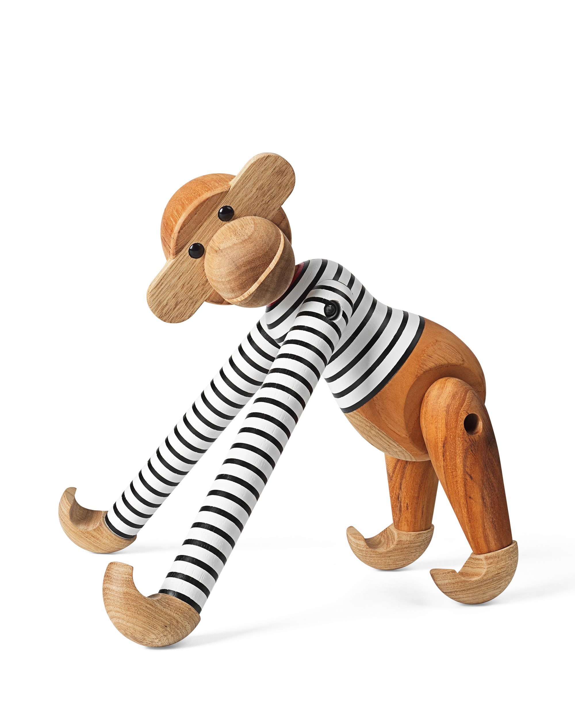 x Nørgaard paa Strøget Monkey medium from Kay Bojesen in White/Black color, made of Wood