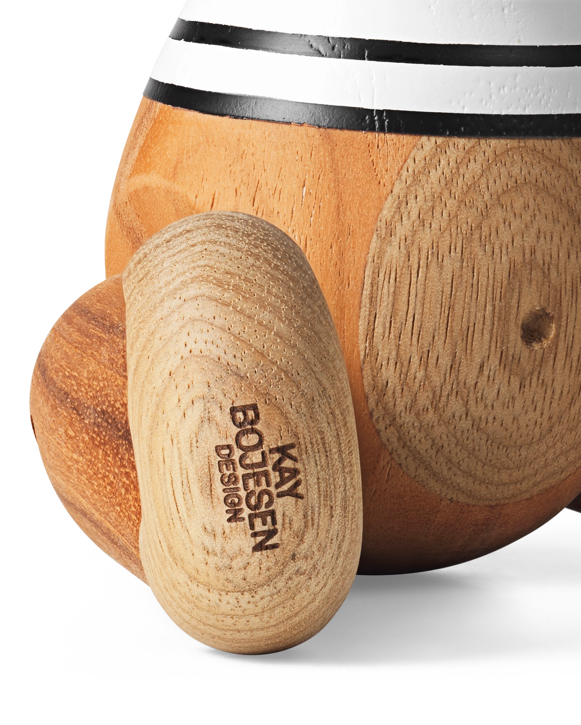 x Nørgaard paa Strøget Monkey medium from Kay Bojesen in White/Black color, made of Wood