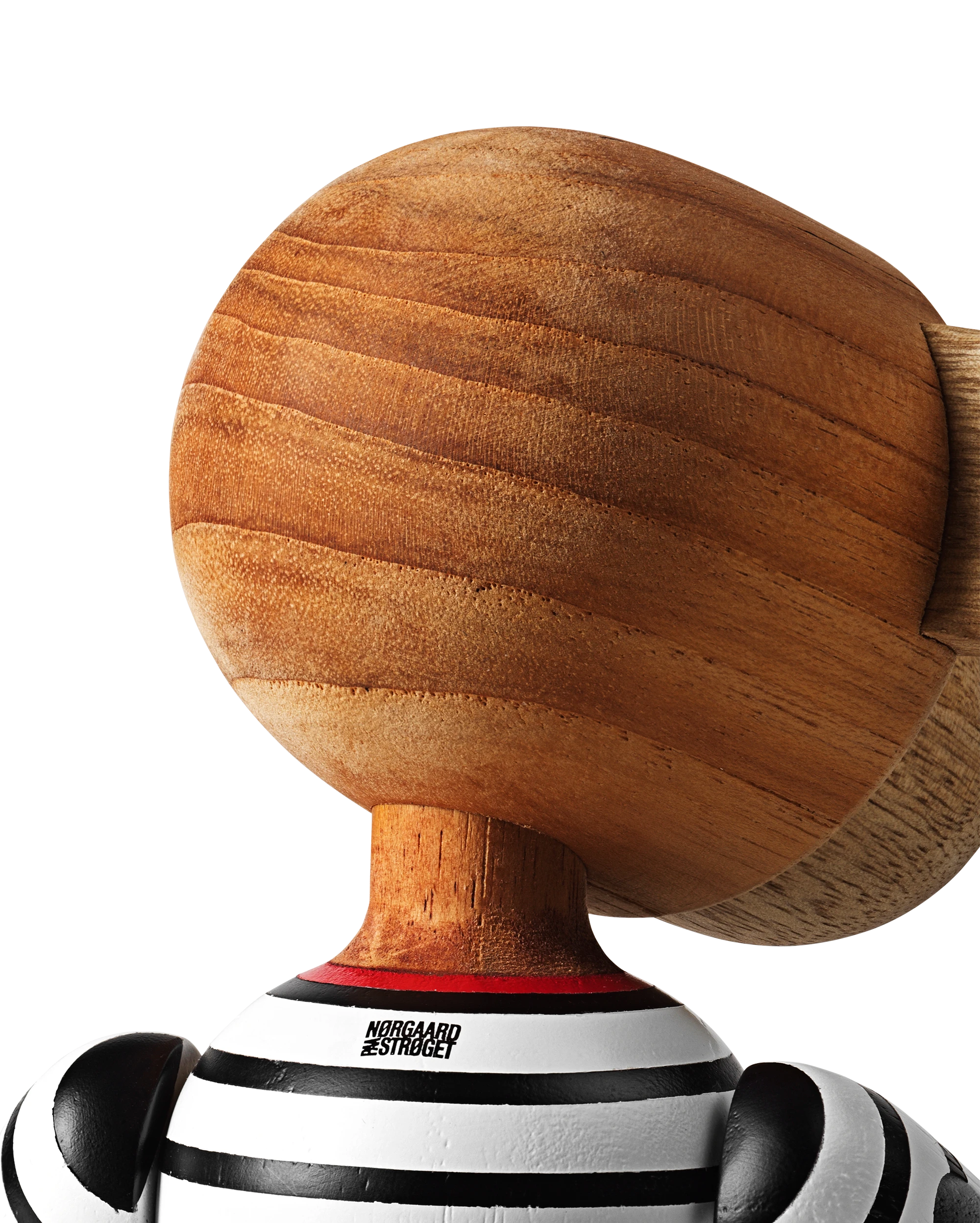 x Nørgaard paa Strøget Monkey medium from Kay Bojesen in White/Black color, made of Wood