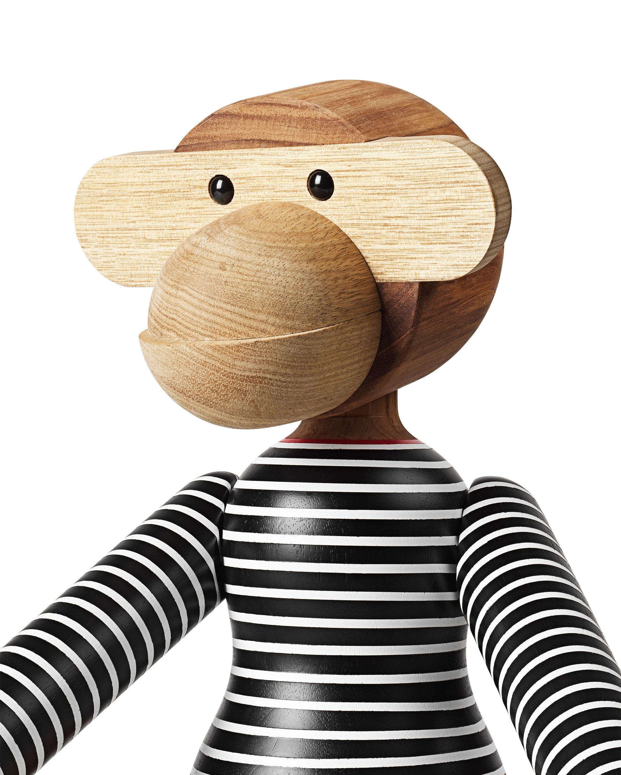 x Nørgaard paa Strøget Monkey large from Kay Bojesen in Black/White color, made of Wood
