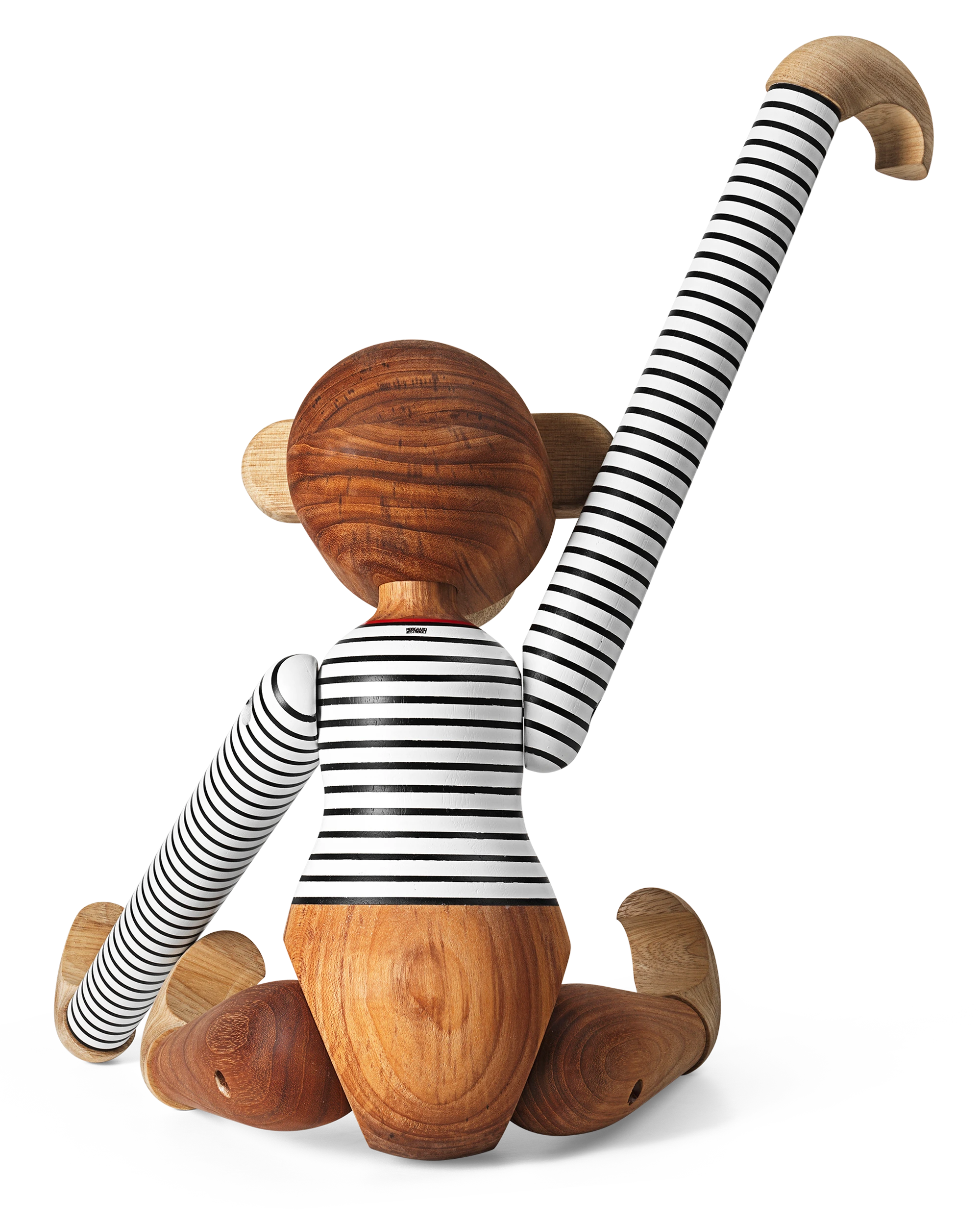 x Nørgaard paa Strøget Monkey large from Kay Bojesen in White/Black color, made of Wood