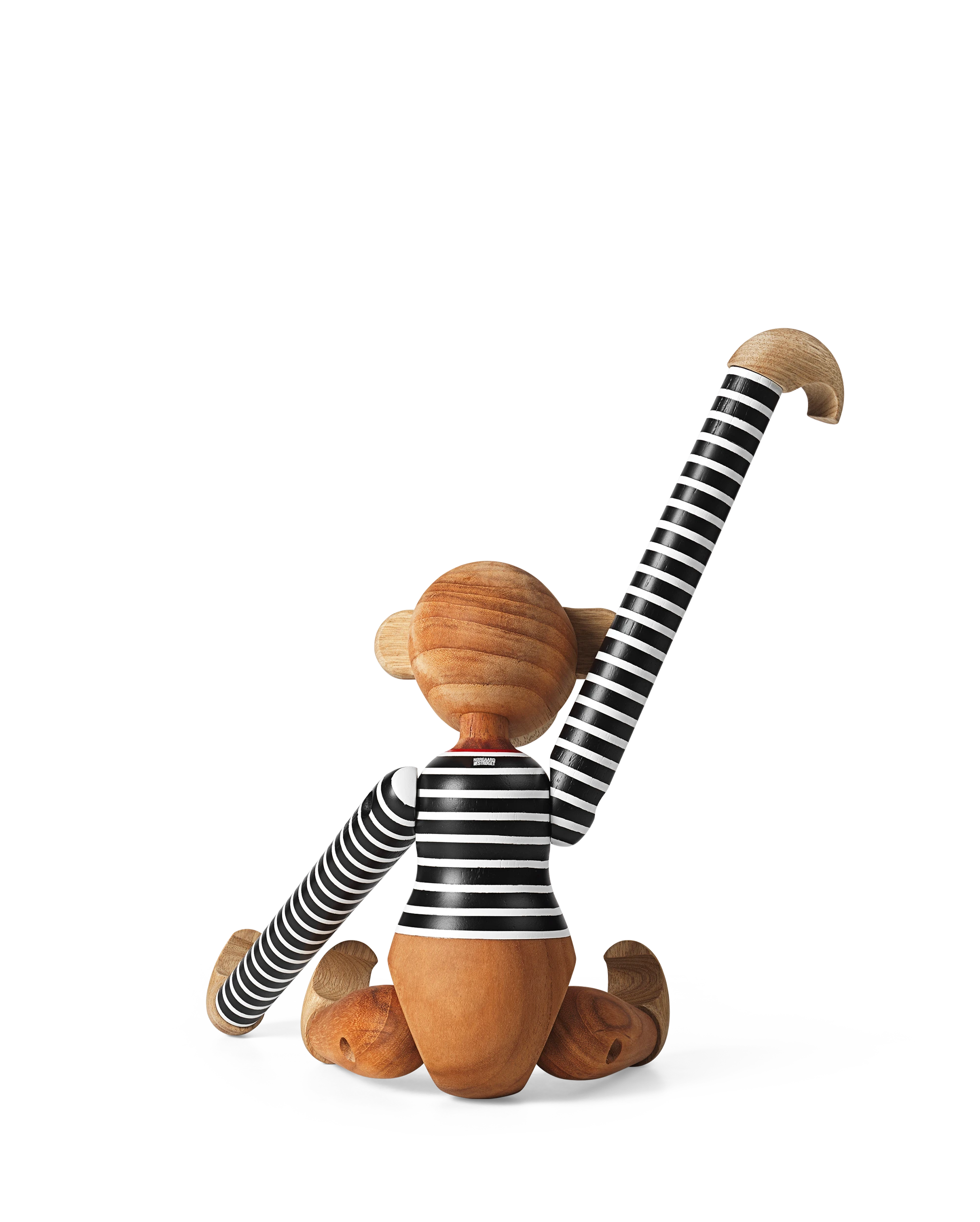 x Nørgaard paa Strøget Monkey medium from Kay Bojesen in Black/White color, made of Wood