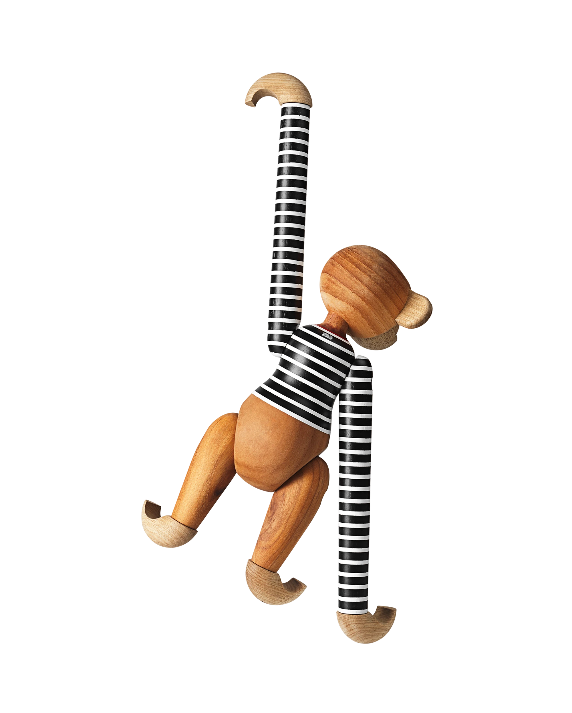 x Nørgaard paa Strøget Monkey medium from Kay Bojesen in Black/White color, made of Wood