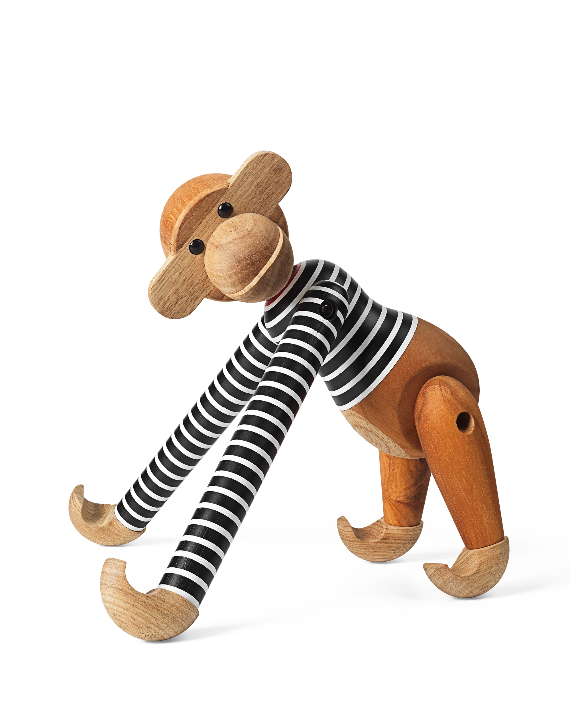 x Nørgaard paa Strøget Monkey medium from Kay Bojesen in Black/White color, made of Wood