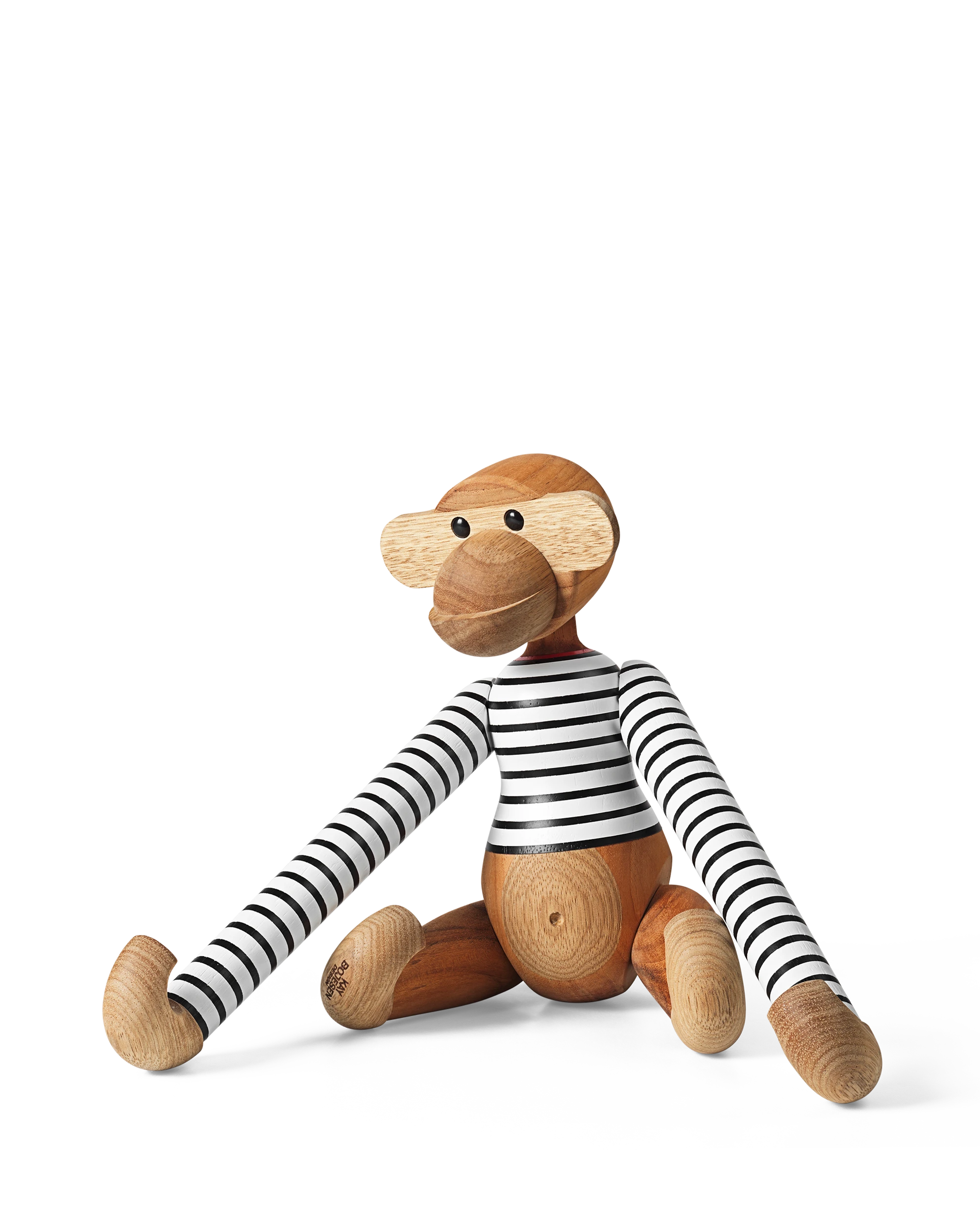 x Nørgaard paa Strøget Monkey medium from Kay Bojesen in White/Black color, made of Wood