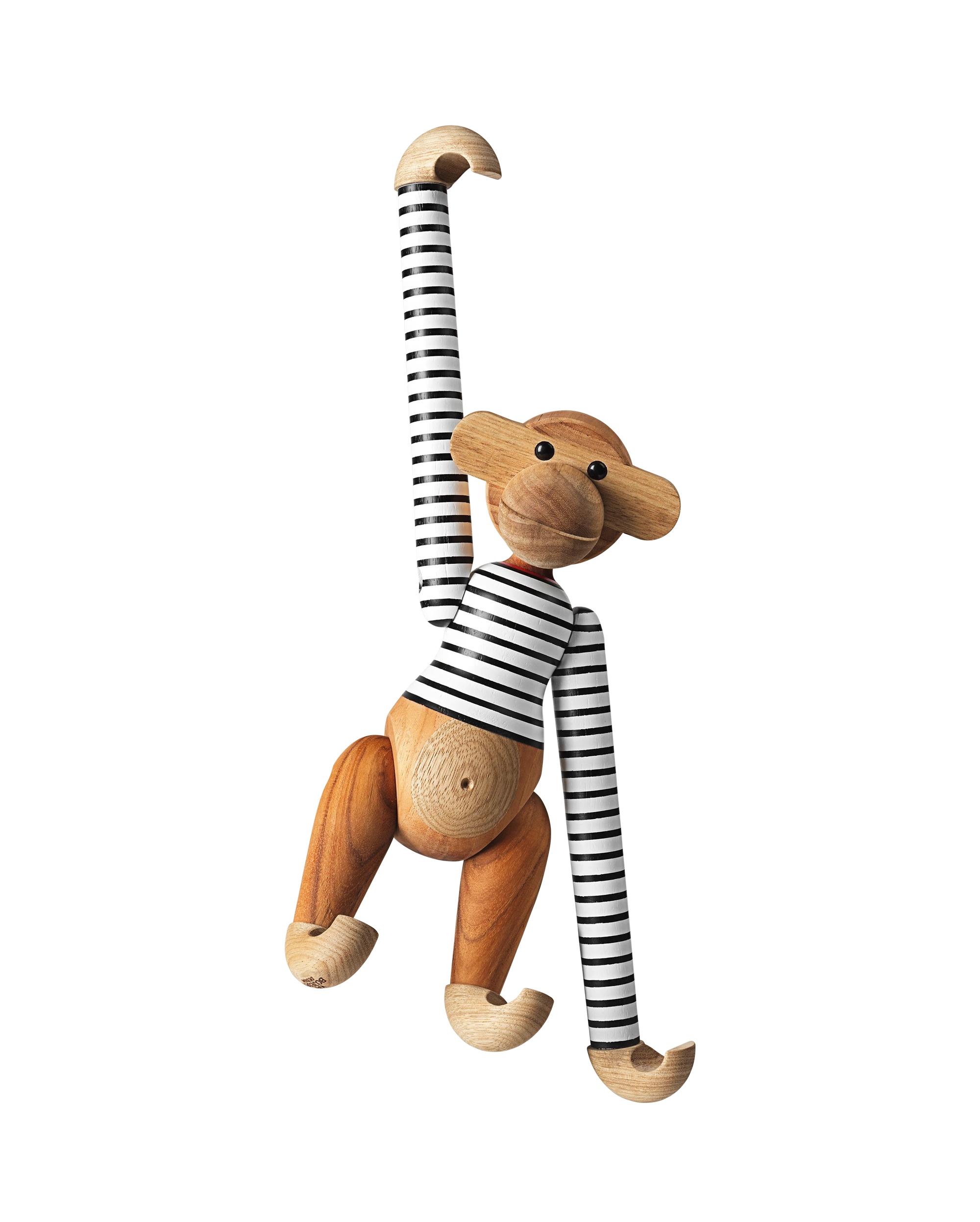 x Nørgaard paa Strøget Monkey medium from Kay Bojesen in White/Black color, made of Wood