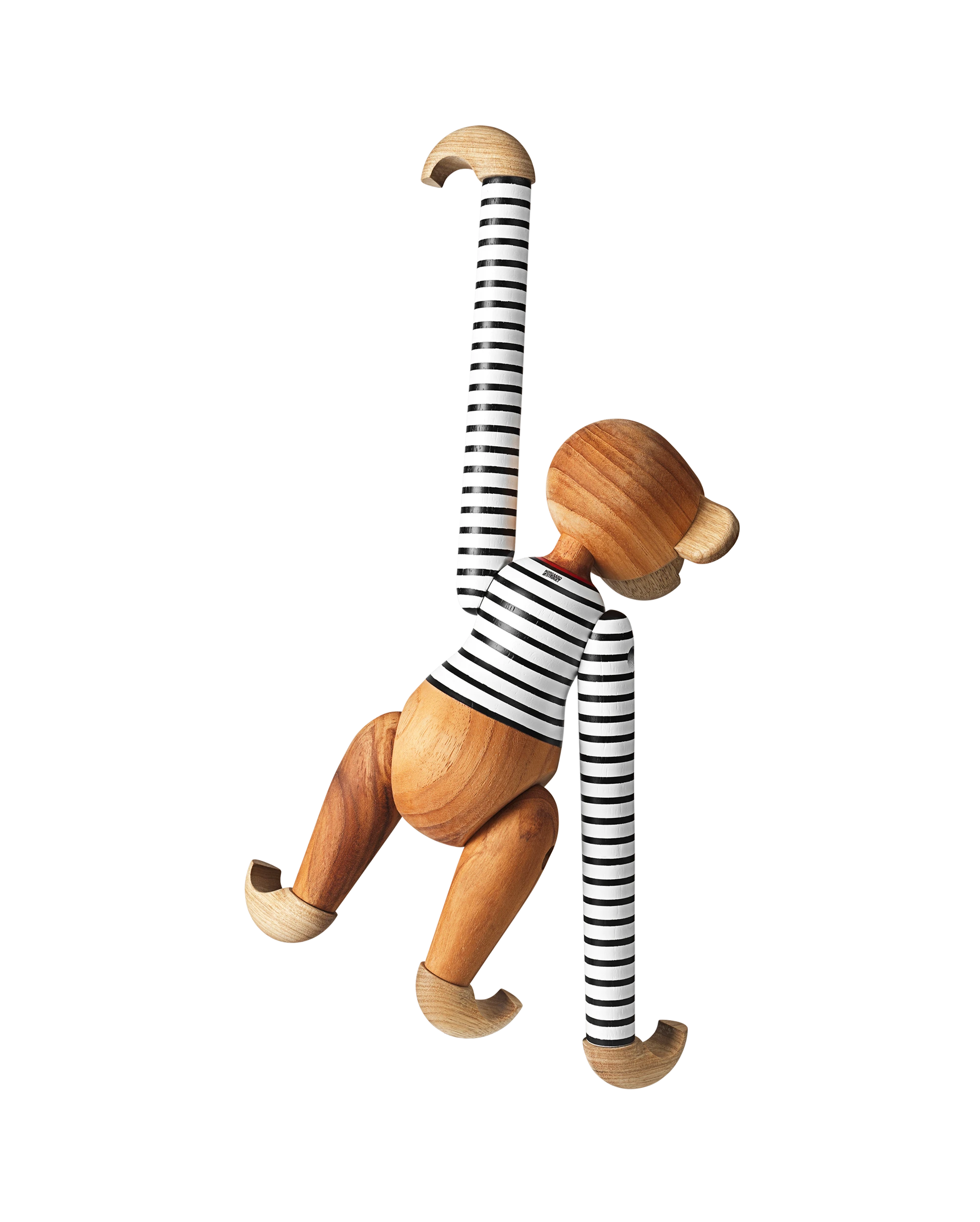 x Nørgaard paa Strøget Monkey medium from Kay Bojesen in White/Black color, made of Wood