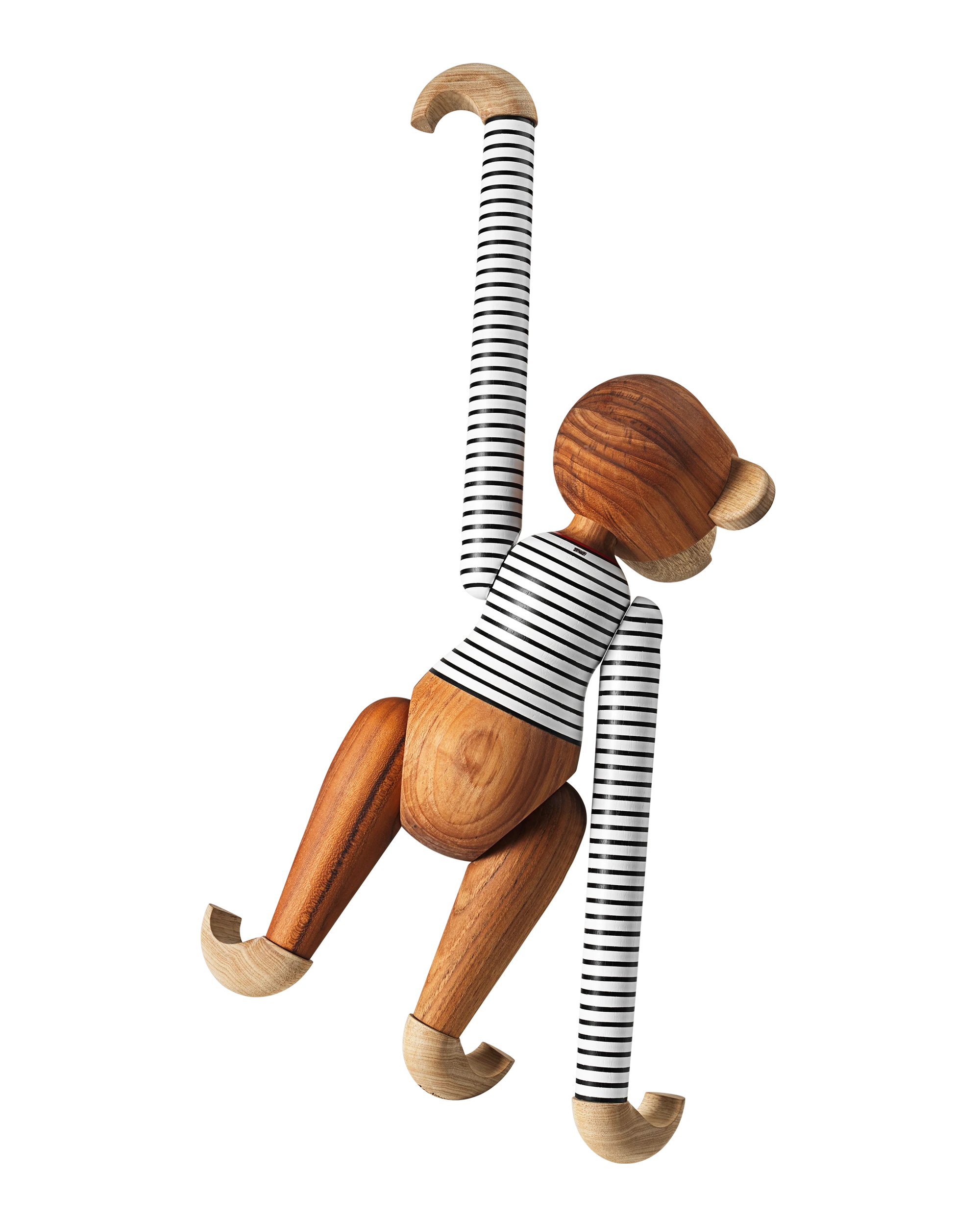 x Nørgaard paa Strøget Monkey large from Kay Bojesen in White/Black color, made of Wood