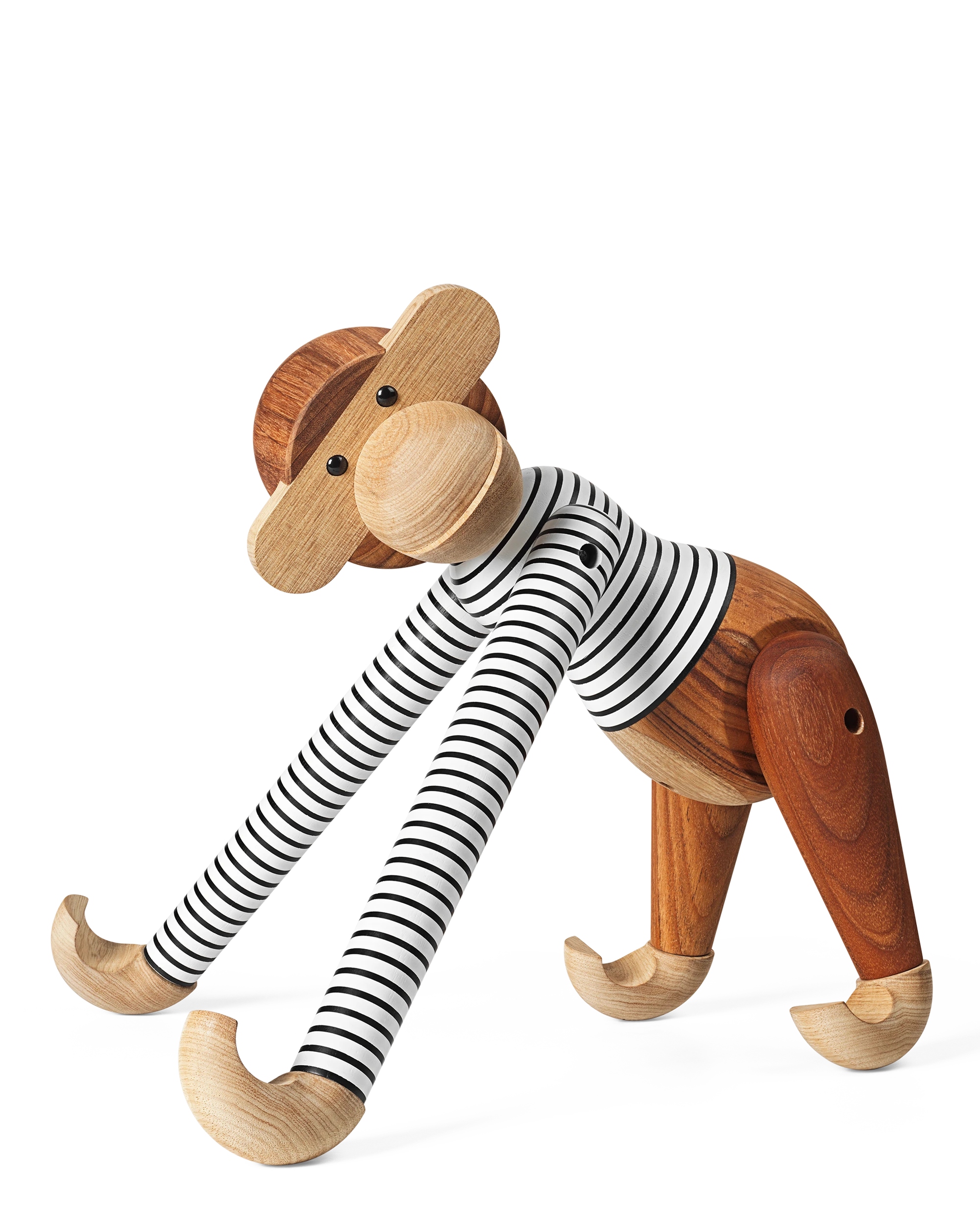 x Nørgaard paa Strøget Monkey large from Kay Bojesen in White/Black color, made of Wood