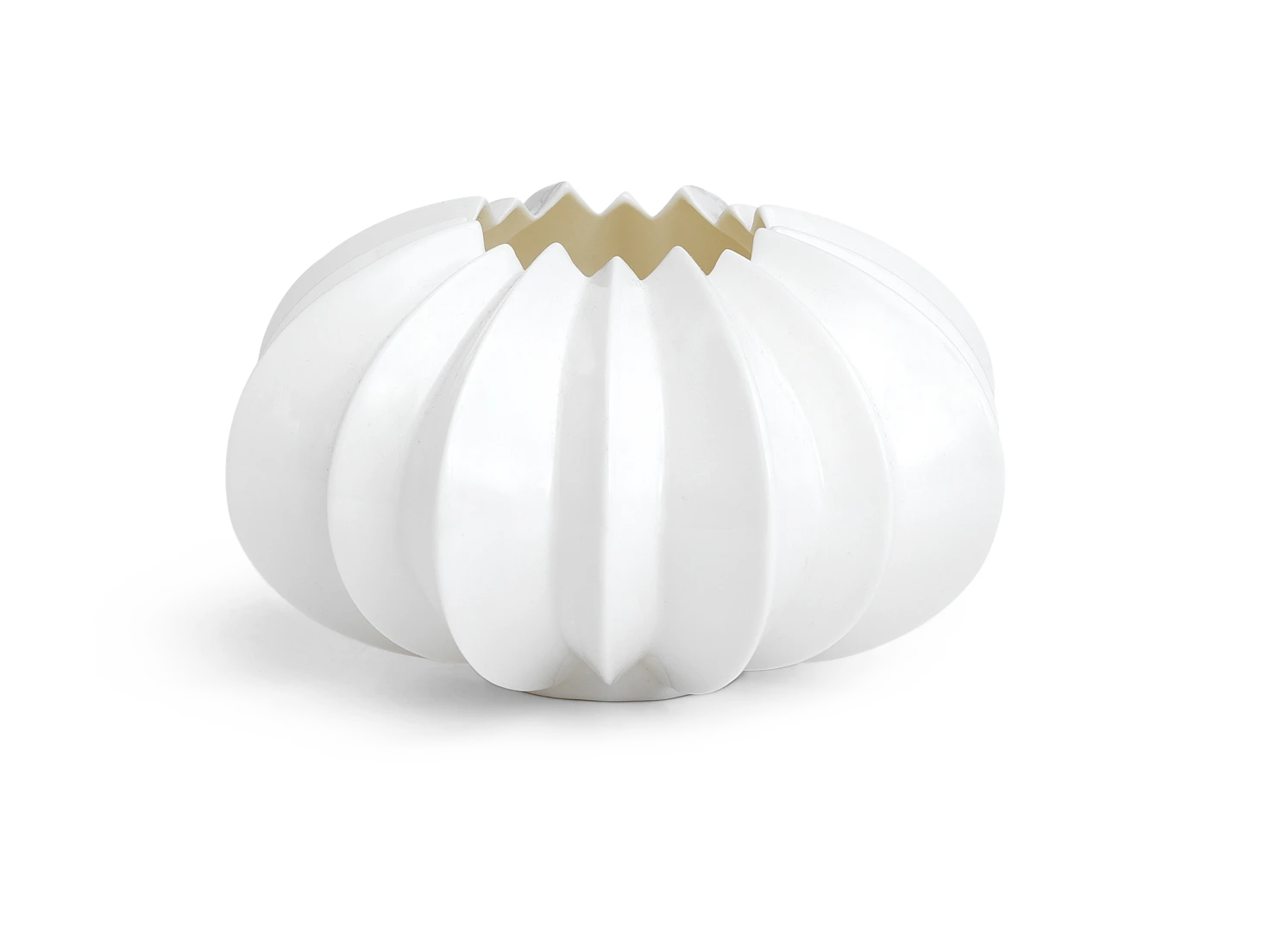 Tealight holder Ø13.5 cm from Kähler  in White color, made of Ceramics