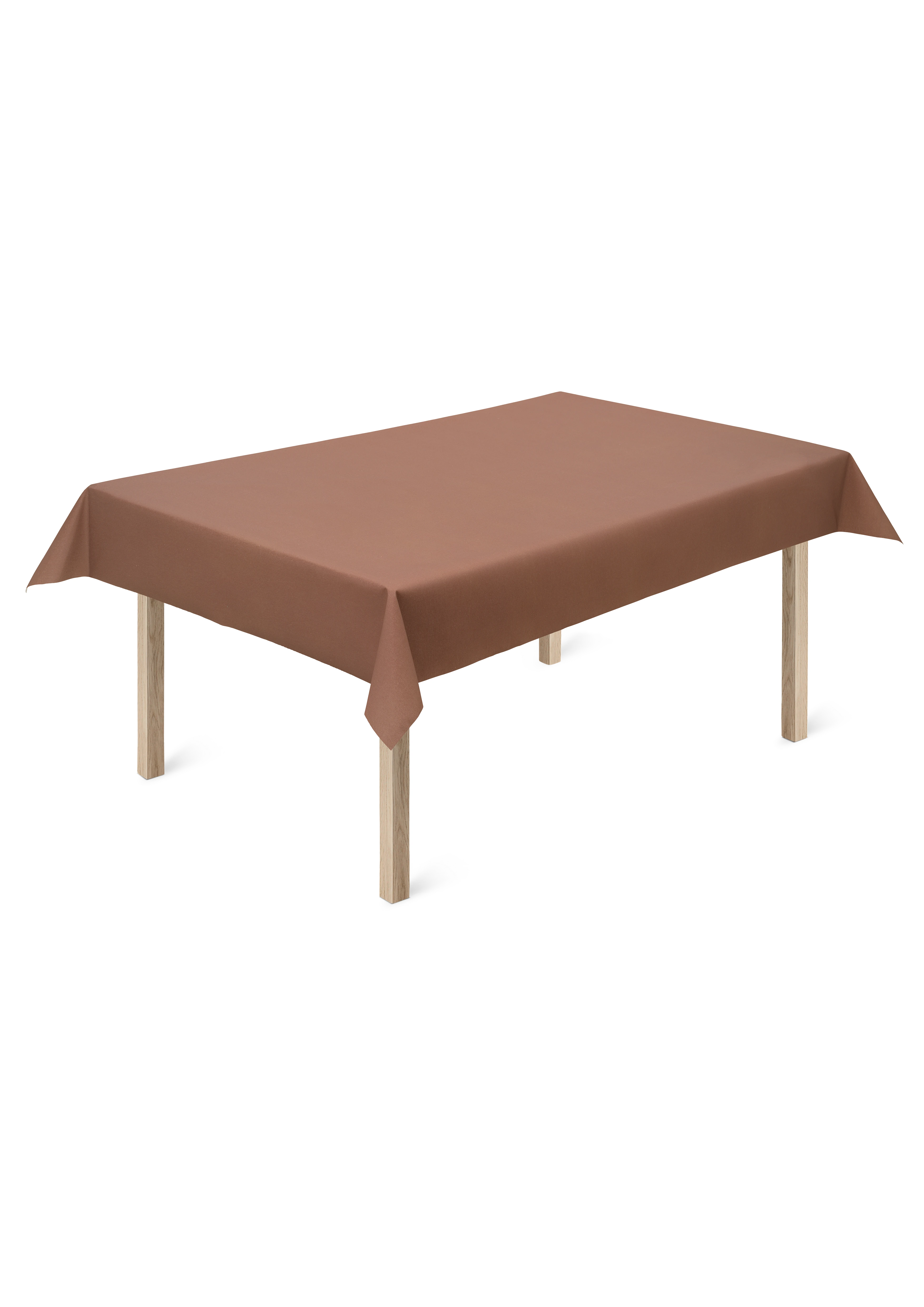 Akrylduk B140 cm från JUNA i färgen Damm röd, tillverkad av Bomullsblandning