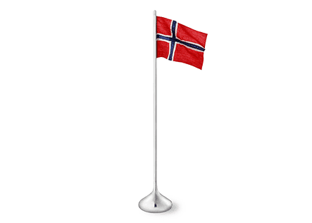 Table flag Norwegian H35 cm