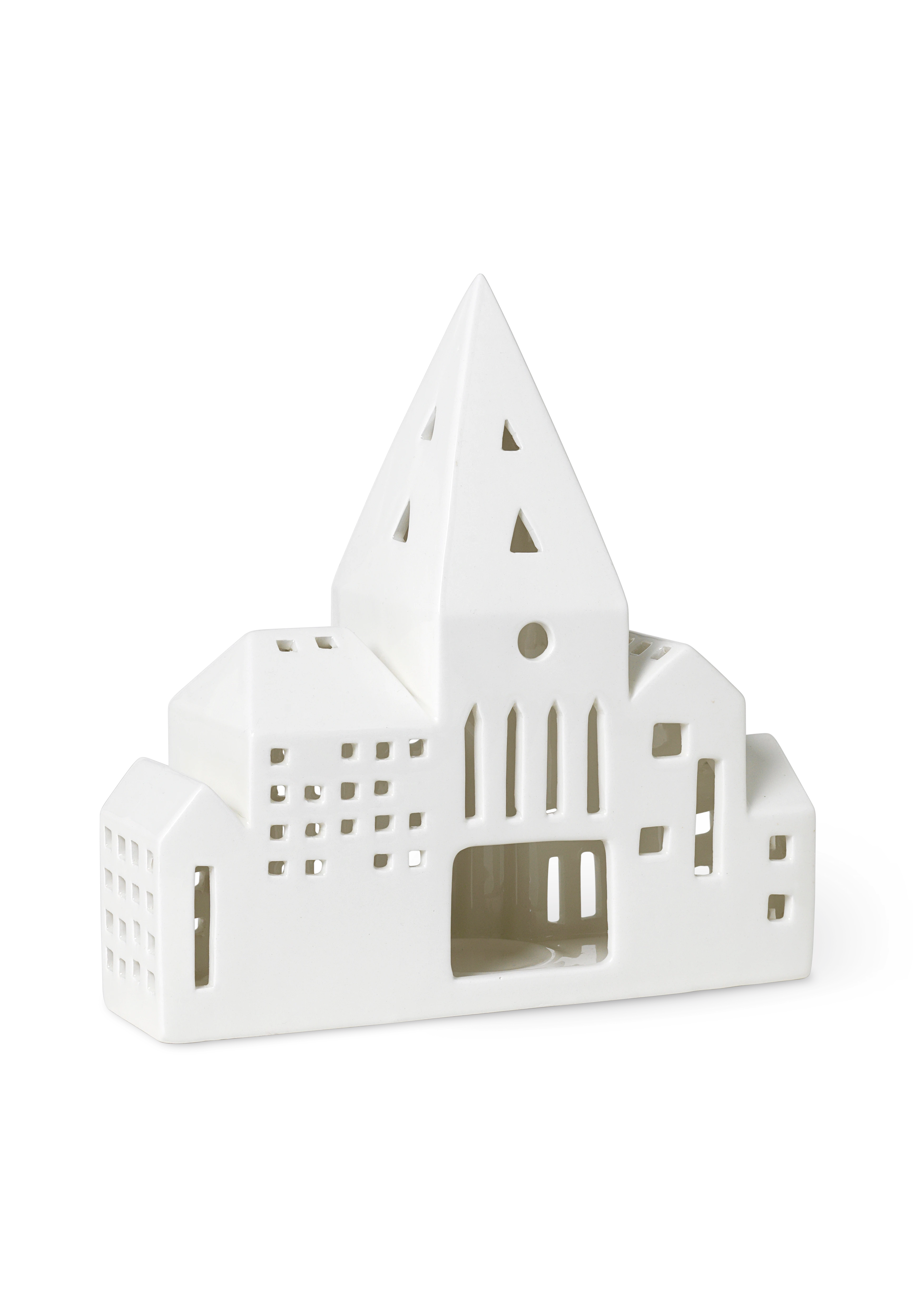 Lighthouse City H21 from Kähler in White color, made of Ceramics