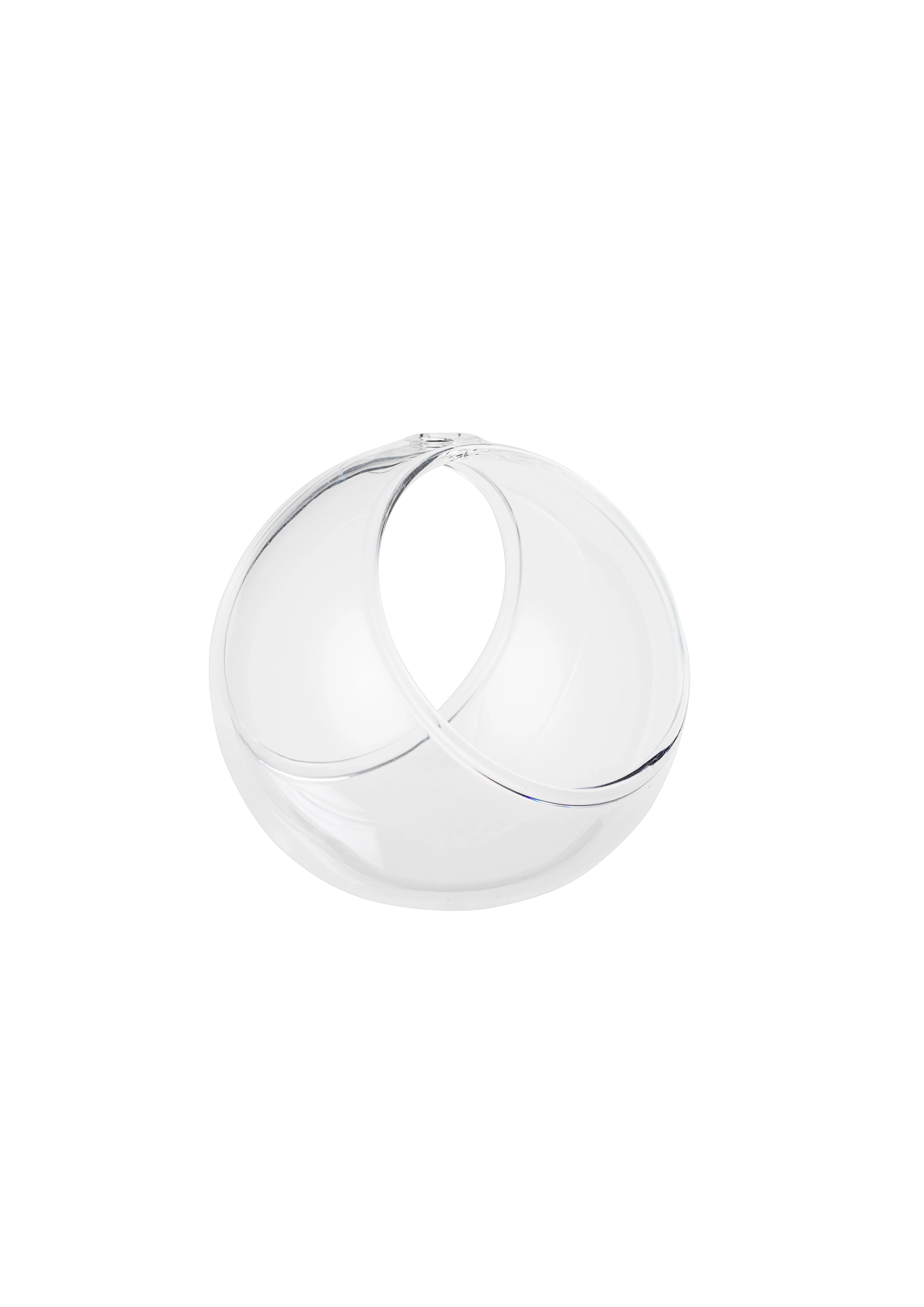 Basket H6 from Rosendahl in Clear color, made of Glass