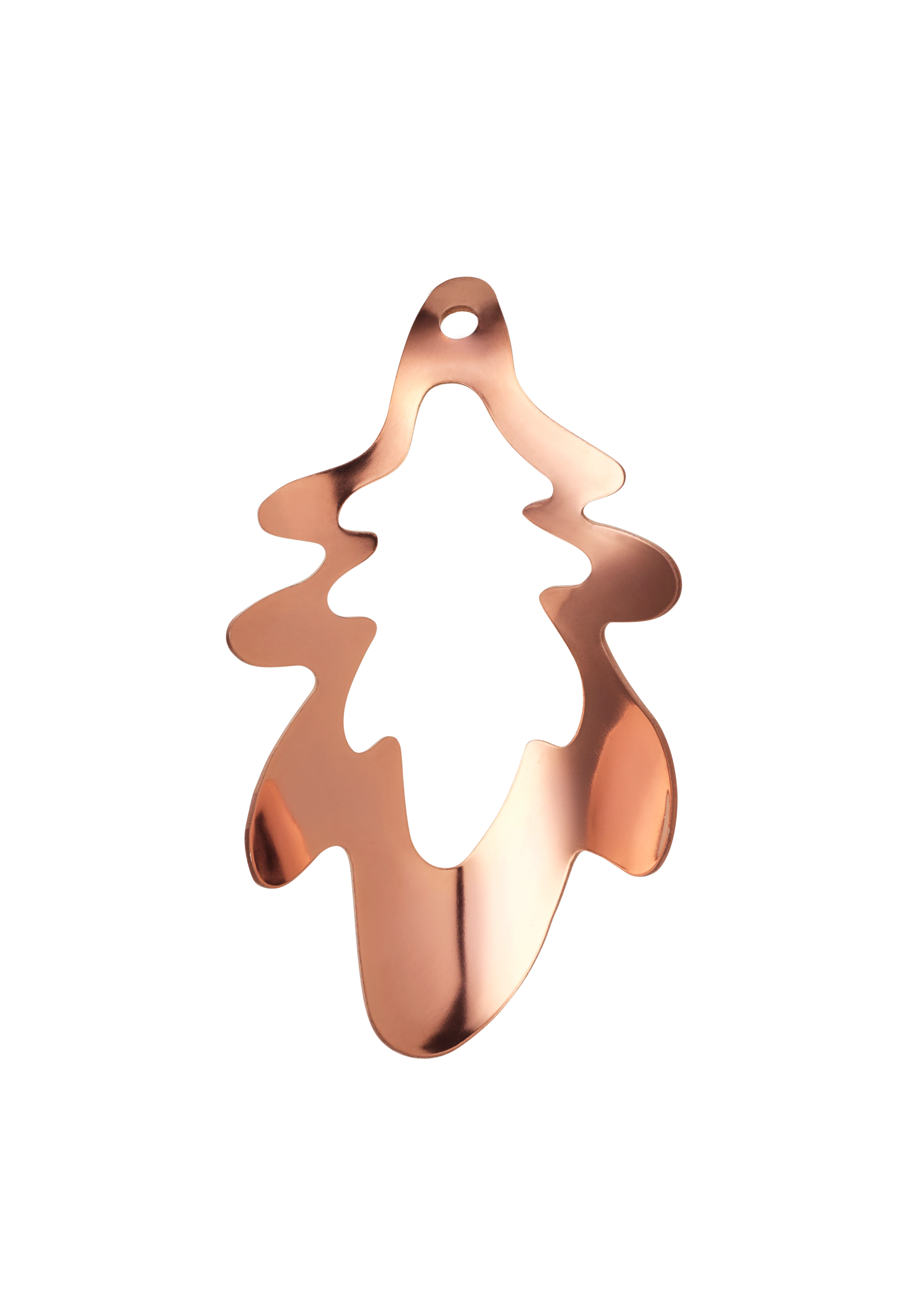 Oak Leaf H8.5 from Rosendahl in Copper color, made of Metal