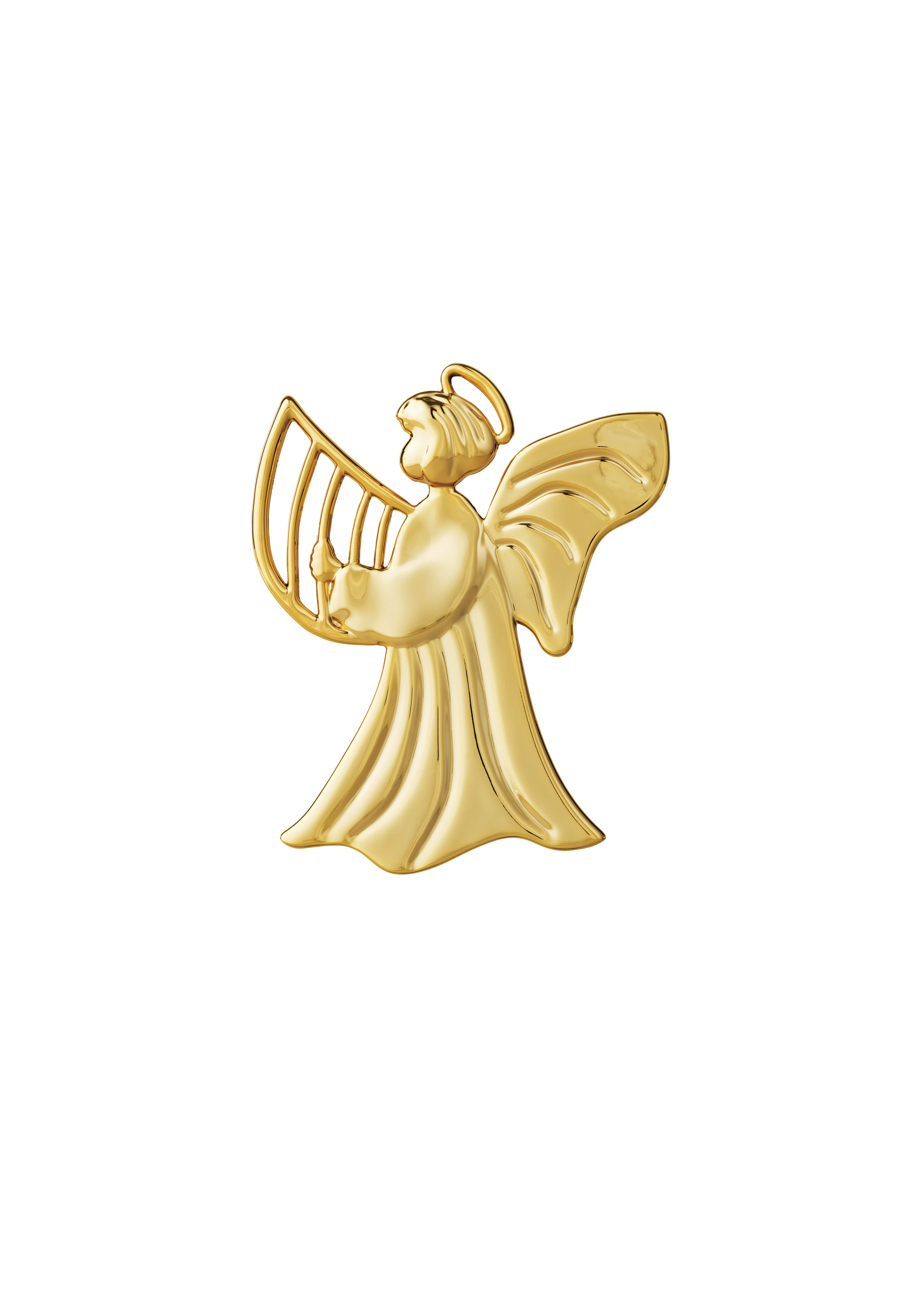 Harp angel H7 from Rosendahl in Gold Plated color, made of Metal