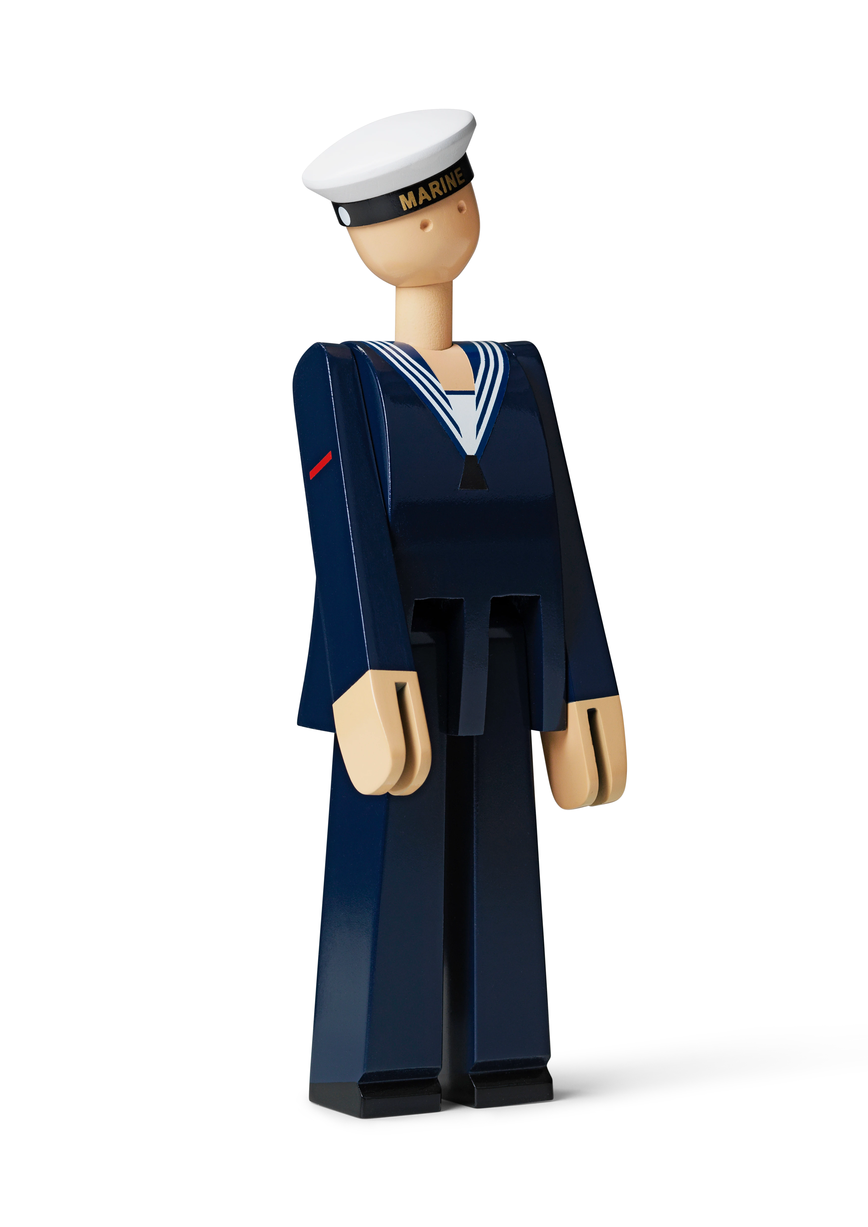 Marine H20.5 cm from Kay Bojesen in Dark blue/White color, made of Wood