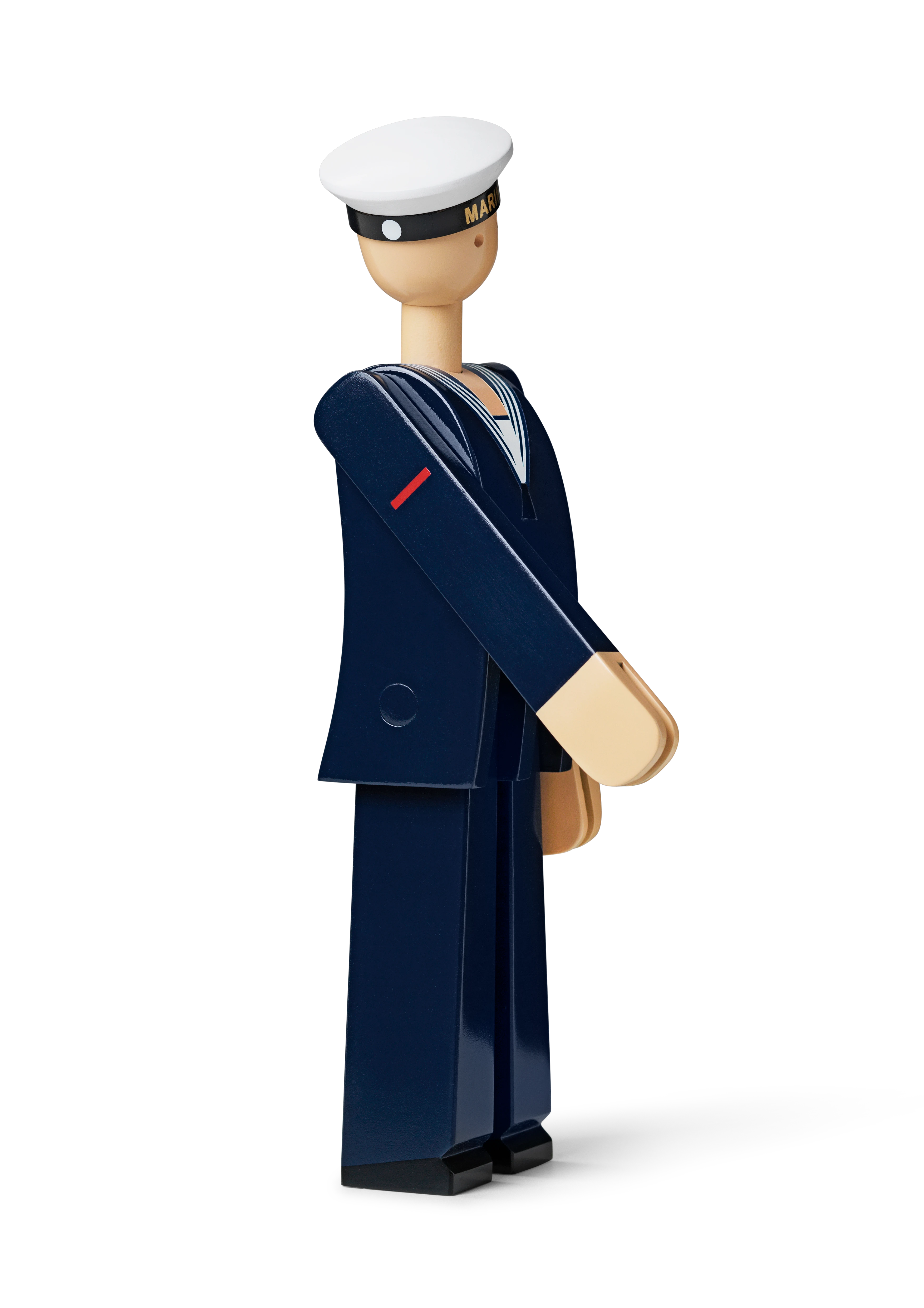 Marine H20.5 cm from Kay Bojesen in Dark blue/White color, made of Wood