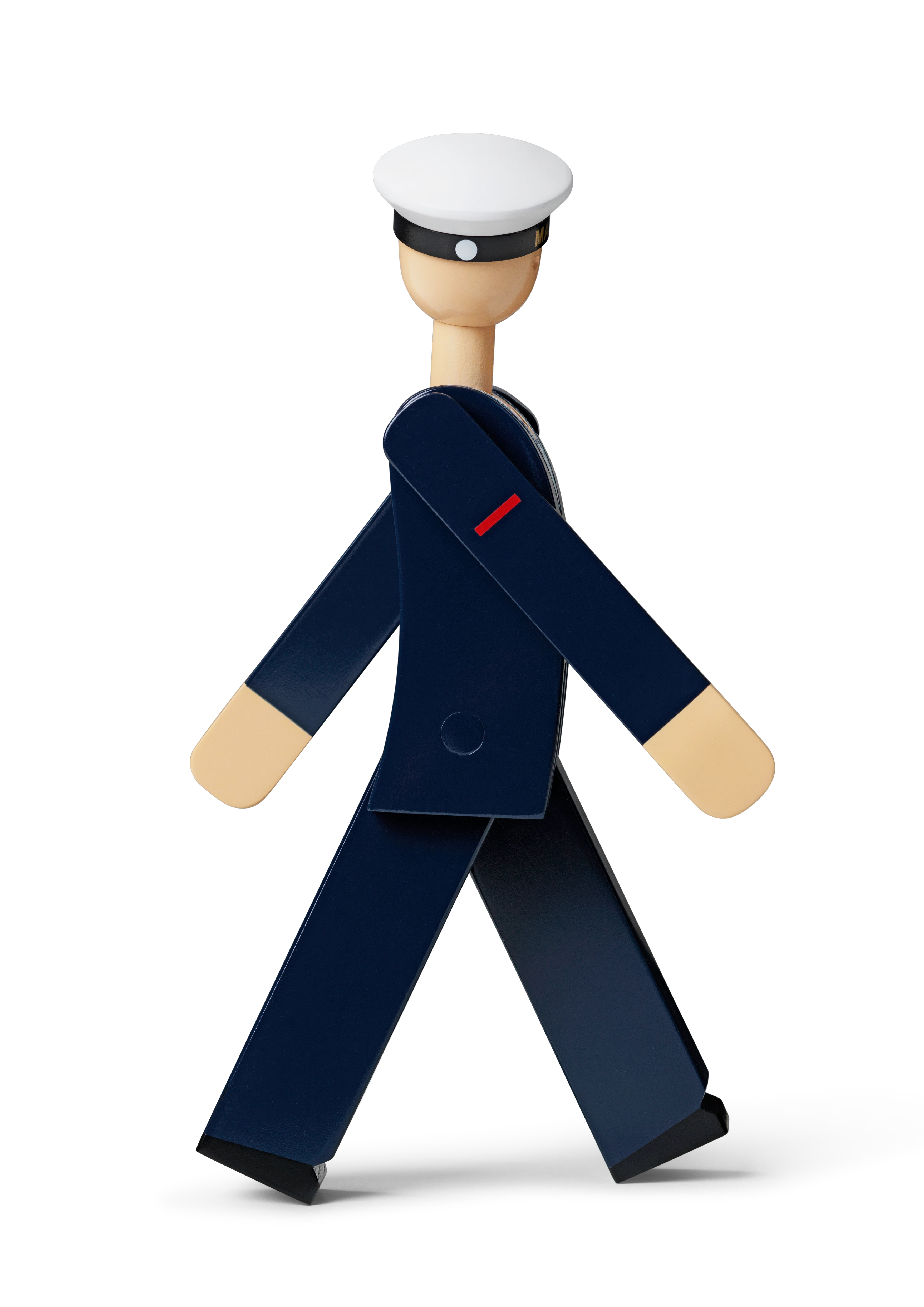 Marine H20.5 cm from Kay Bojesen in Dark blue/White color, made of Wood