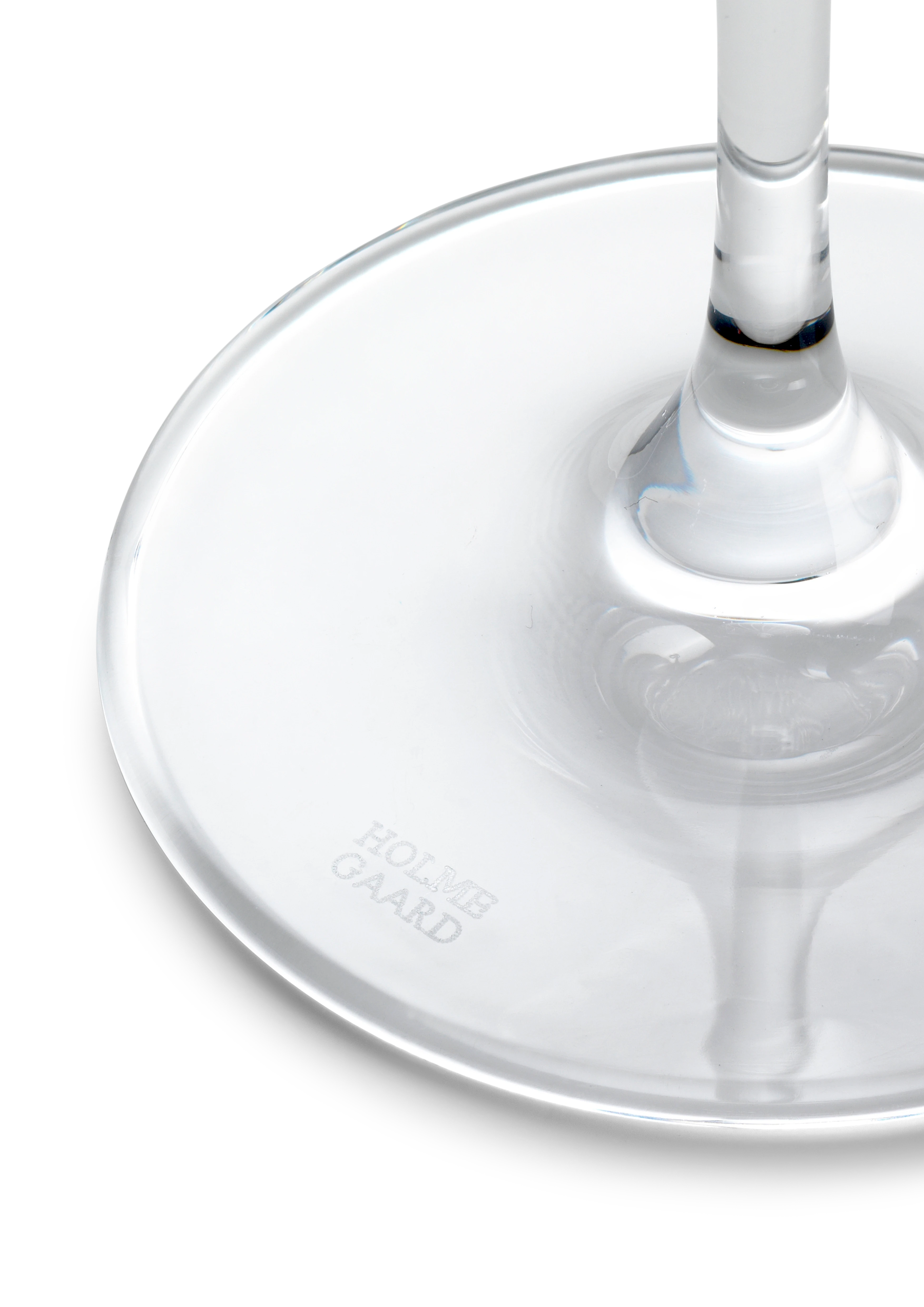 Rödvinsglas 52 cl 2 st. från Holmegaard i färgen Klar, tillverkad av Glas