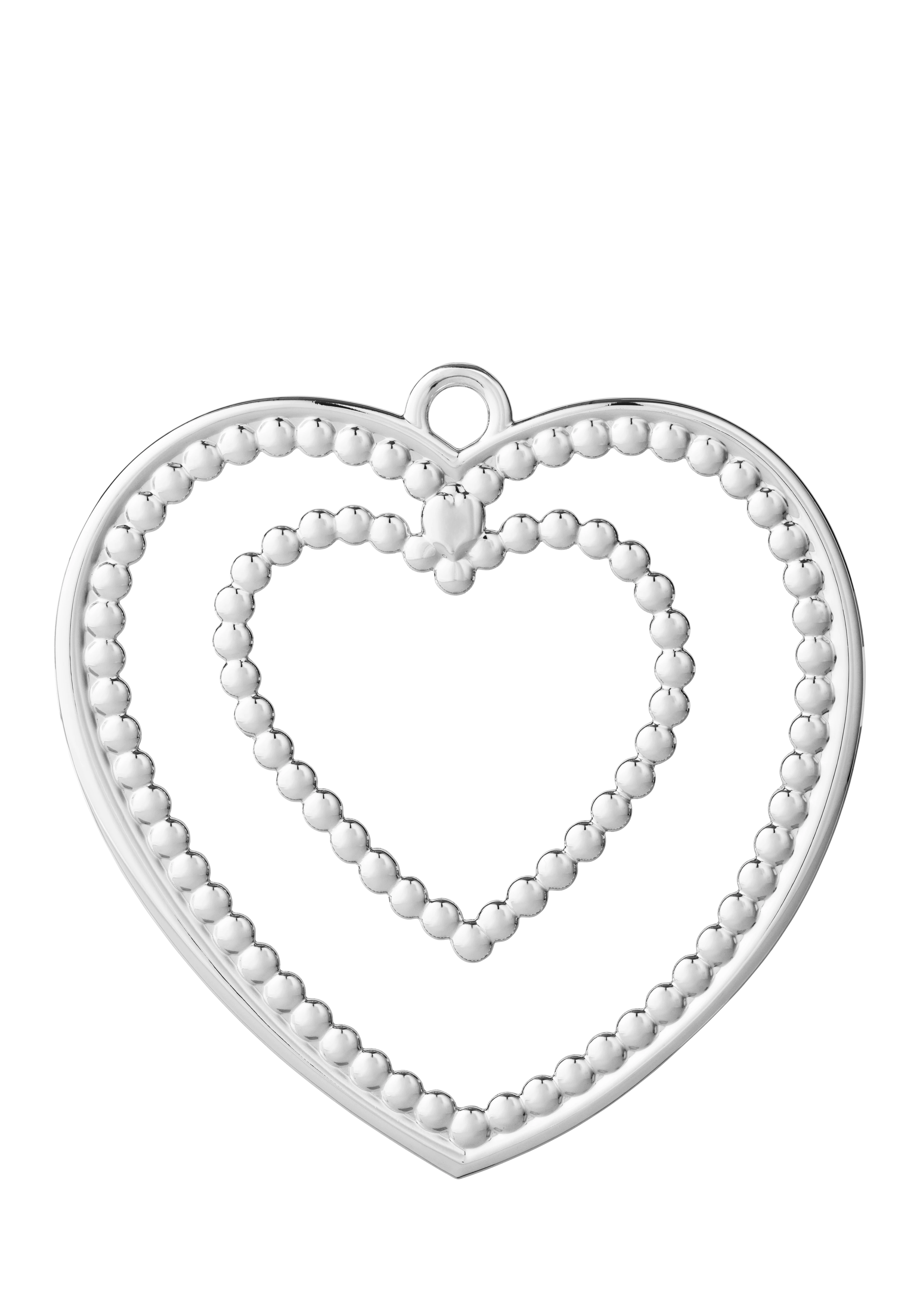 Ball Heart H12 von Rosendahl in der Farbe Versilbert, hergestellt aus Metall