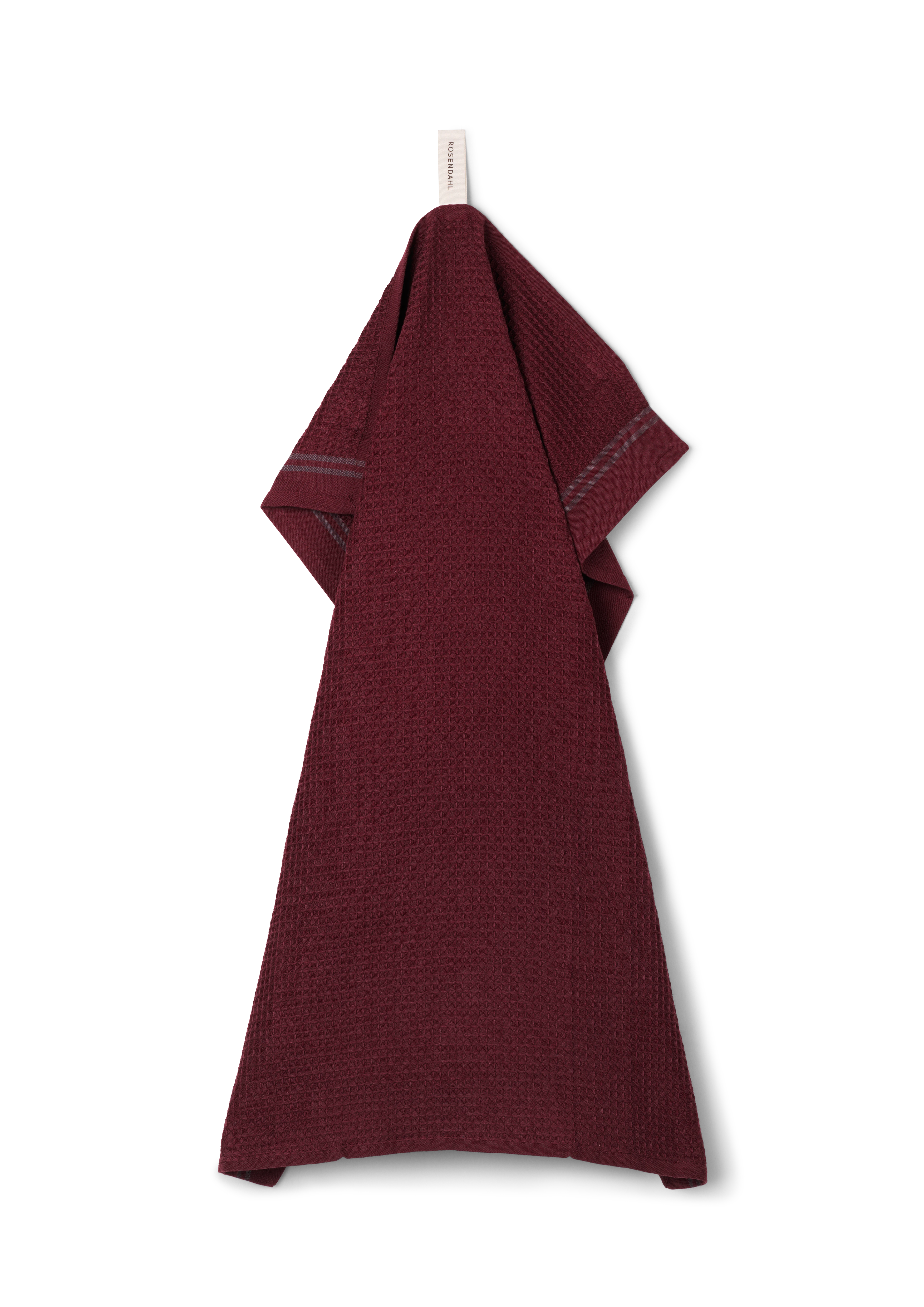 Alpha Teatowel 50x70 cm from Rosendahl in Burgundy color, made of Cotton