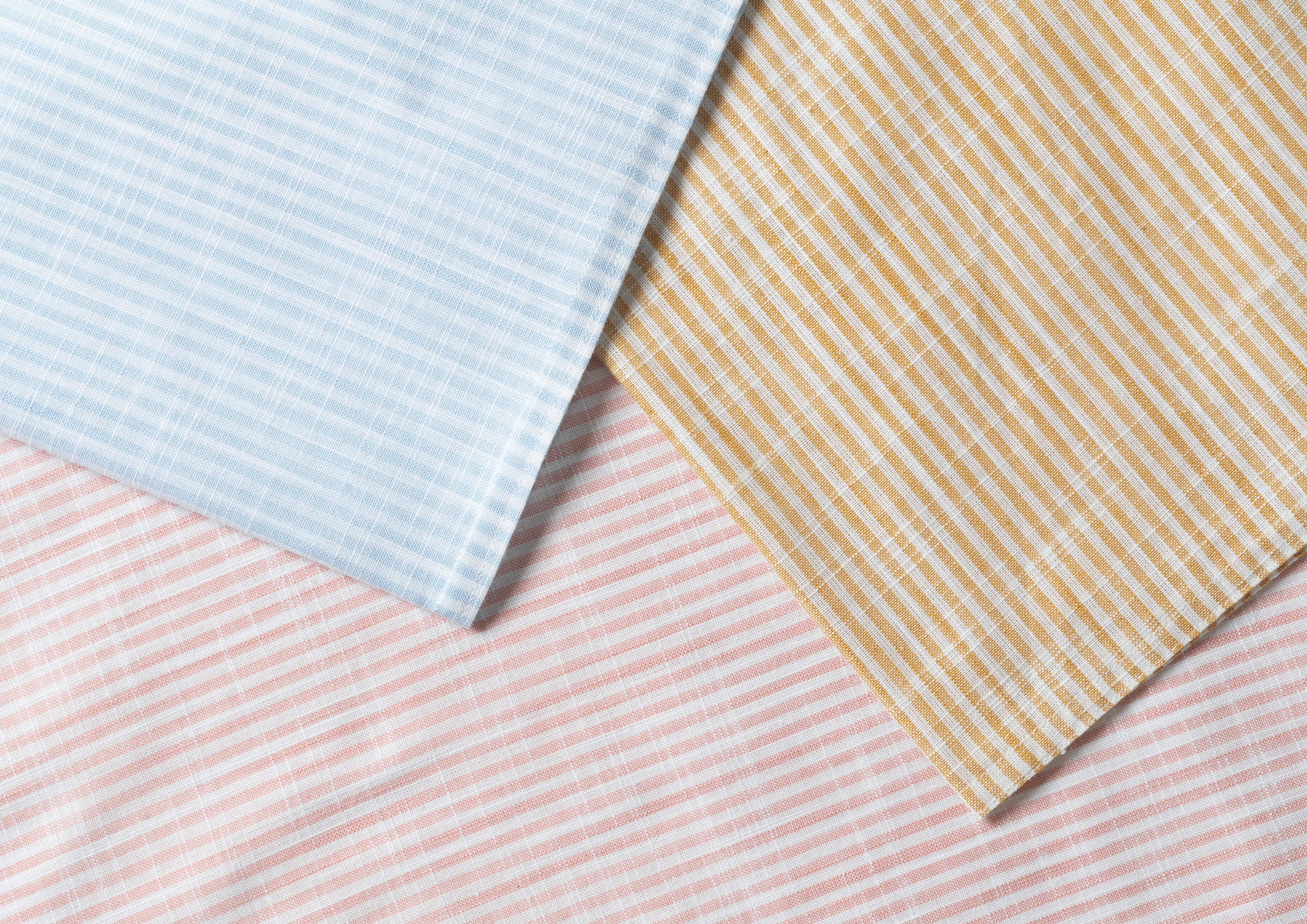 Bed linen 140x200 cm from JUNA in Light blue/White color, made of Cotton