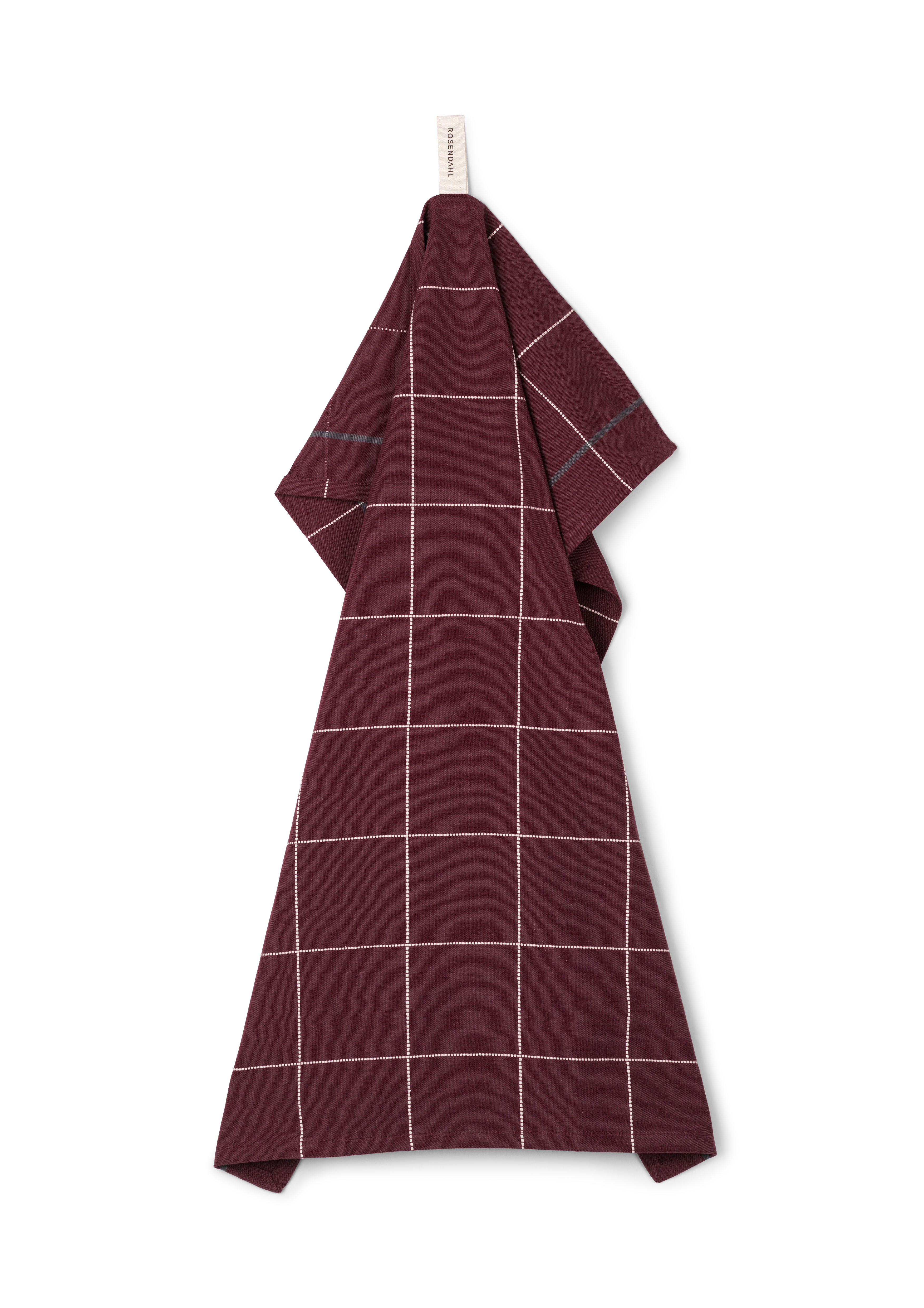 Gamma Teatowel 50x70 cm from Rosendahl in Burgundy color, made of Cotton