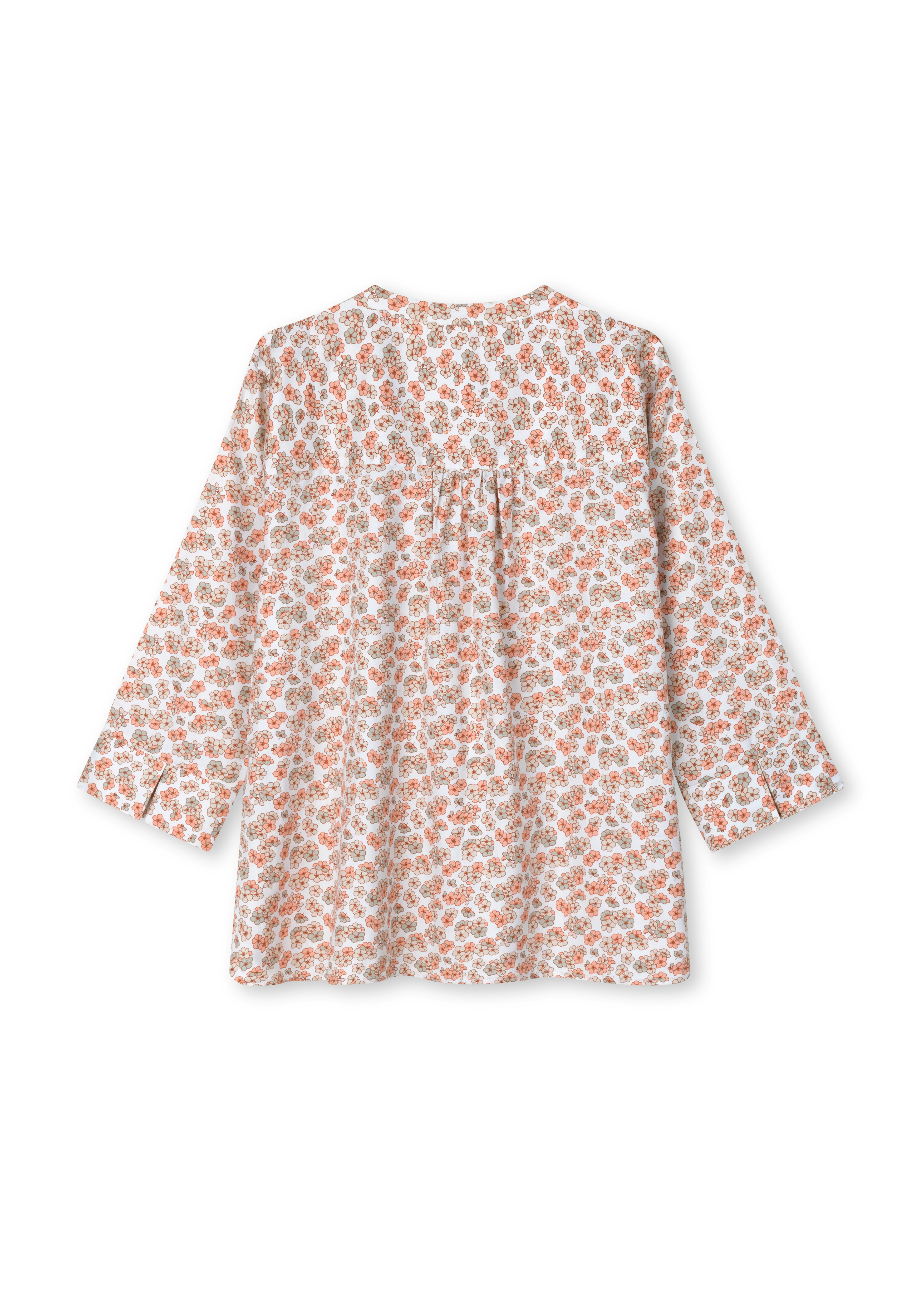Irene shirt XS fra JUNA i fargen Hvit/Rosa, laget av Bomullsateng