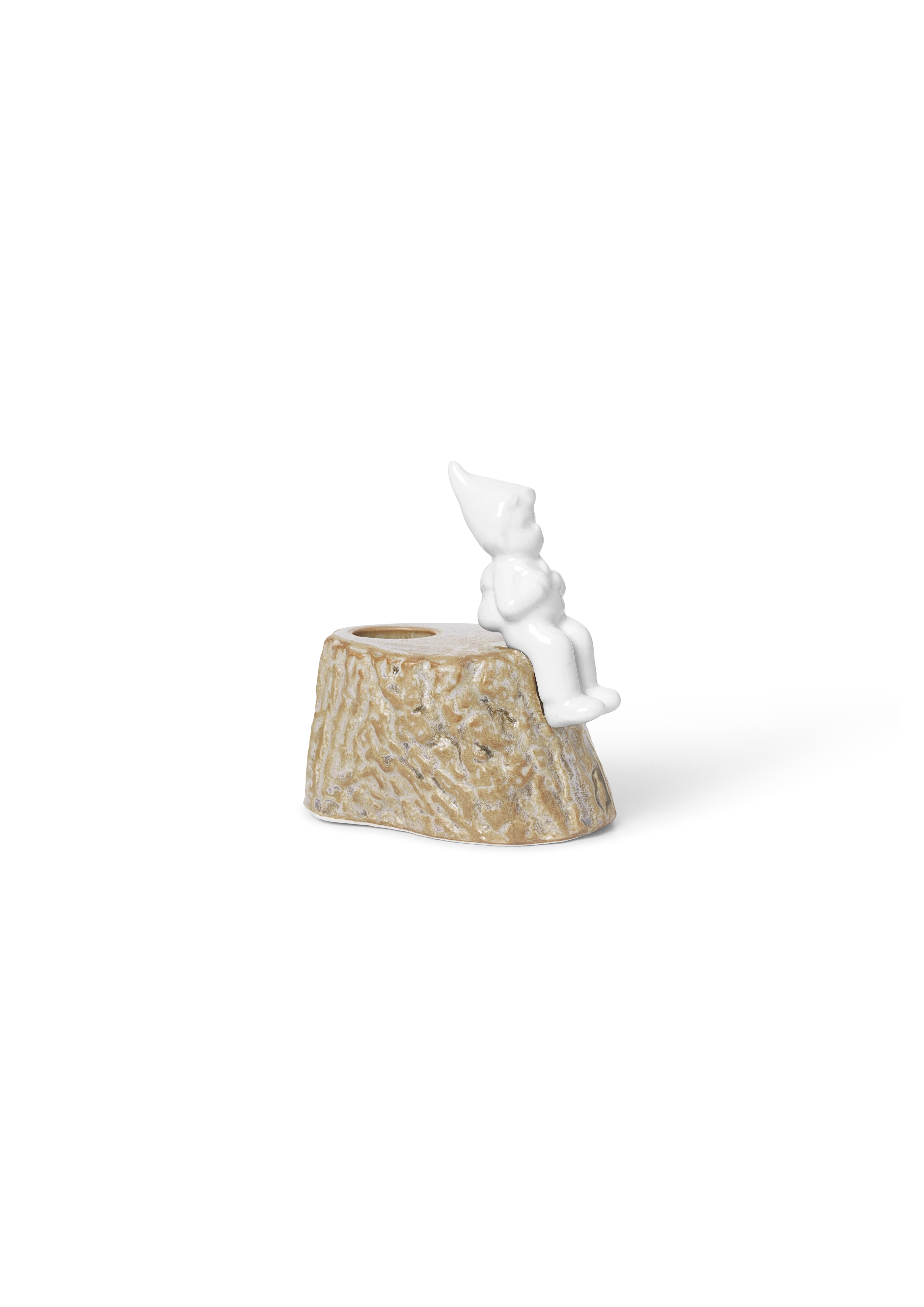 Christmas Journey H9.5 from Kähler  in White color, made of Ceramics