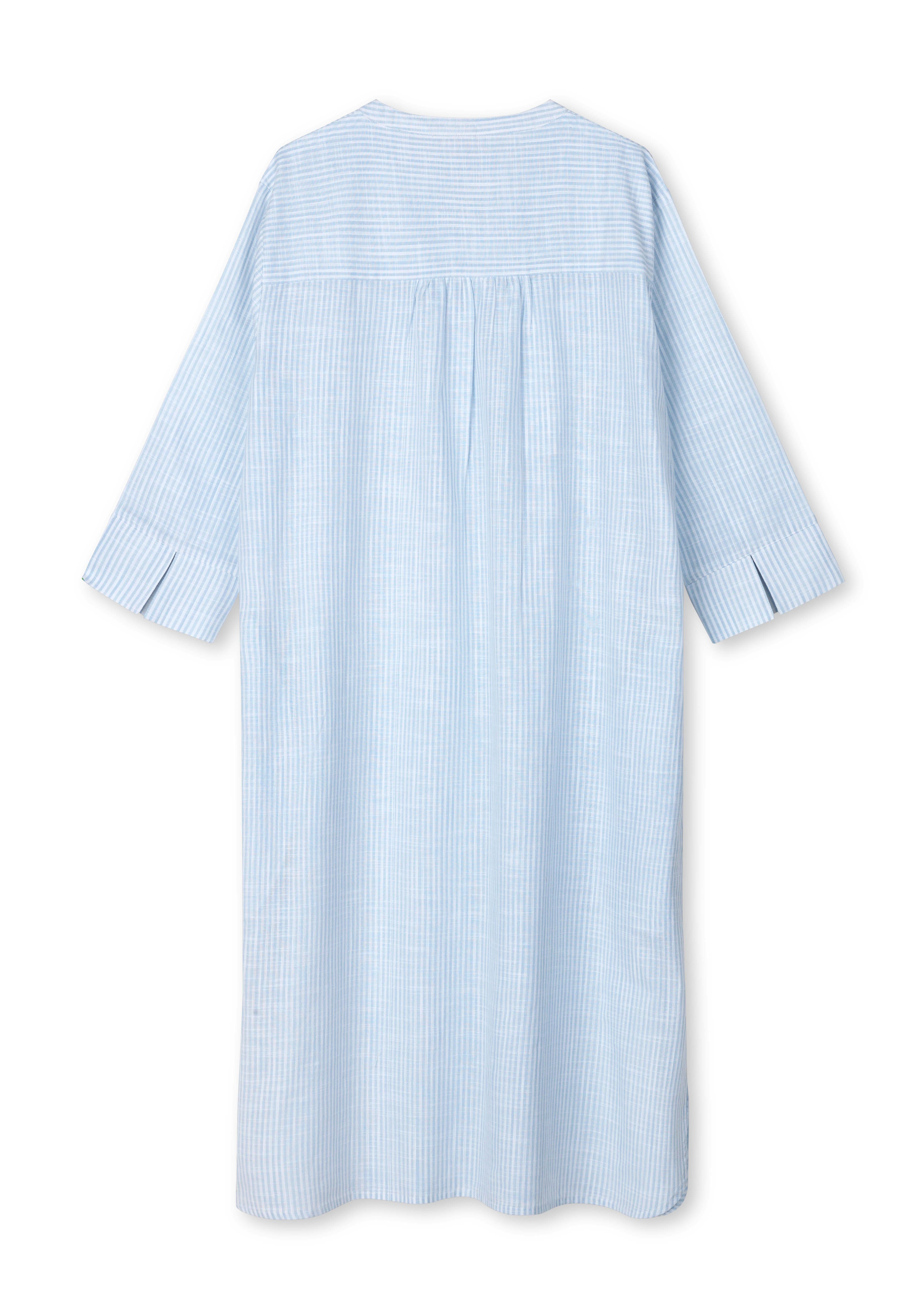 Sonja dress S/M från JUNA i färgen Ljusblå/Vit, tillverkad av Bomull