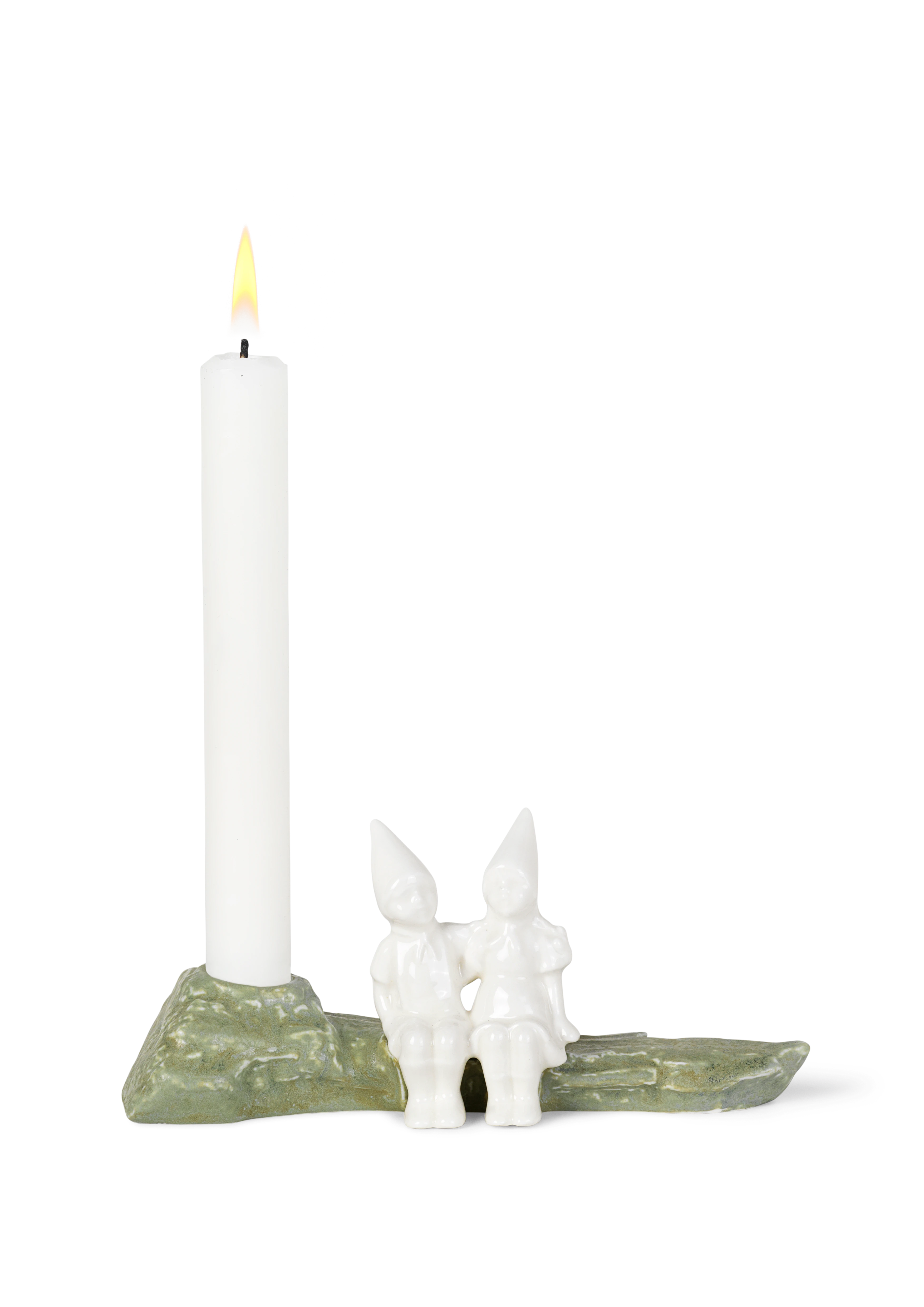 Christmas Hug H8.5 from Kähler  in White color, made of Ceramics