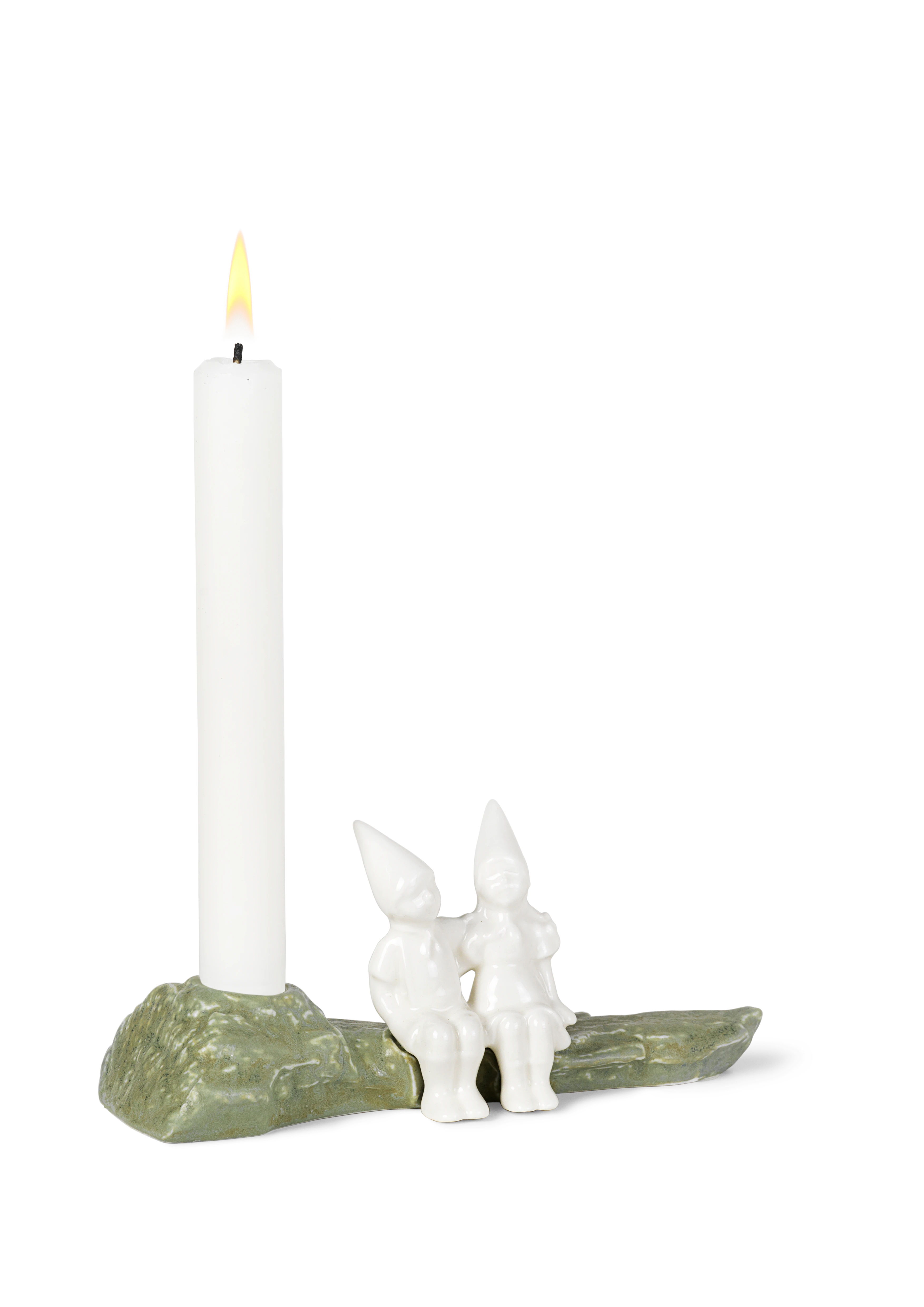 Christmas Hug H8.5 from Kähler  in White color, made of Ceramics