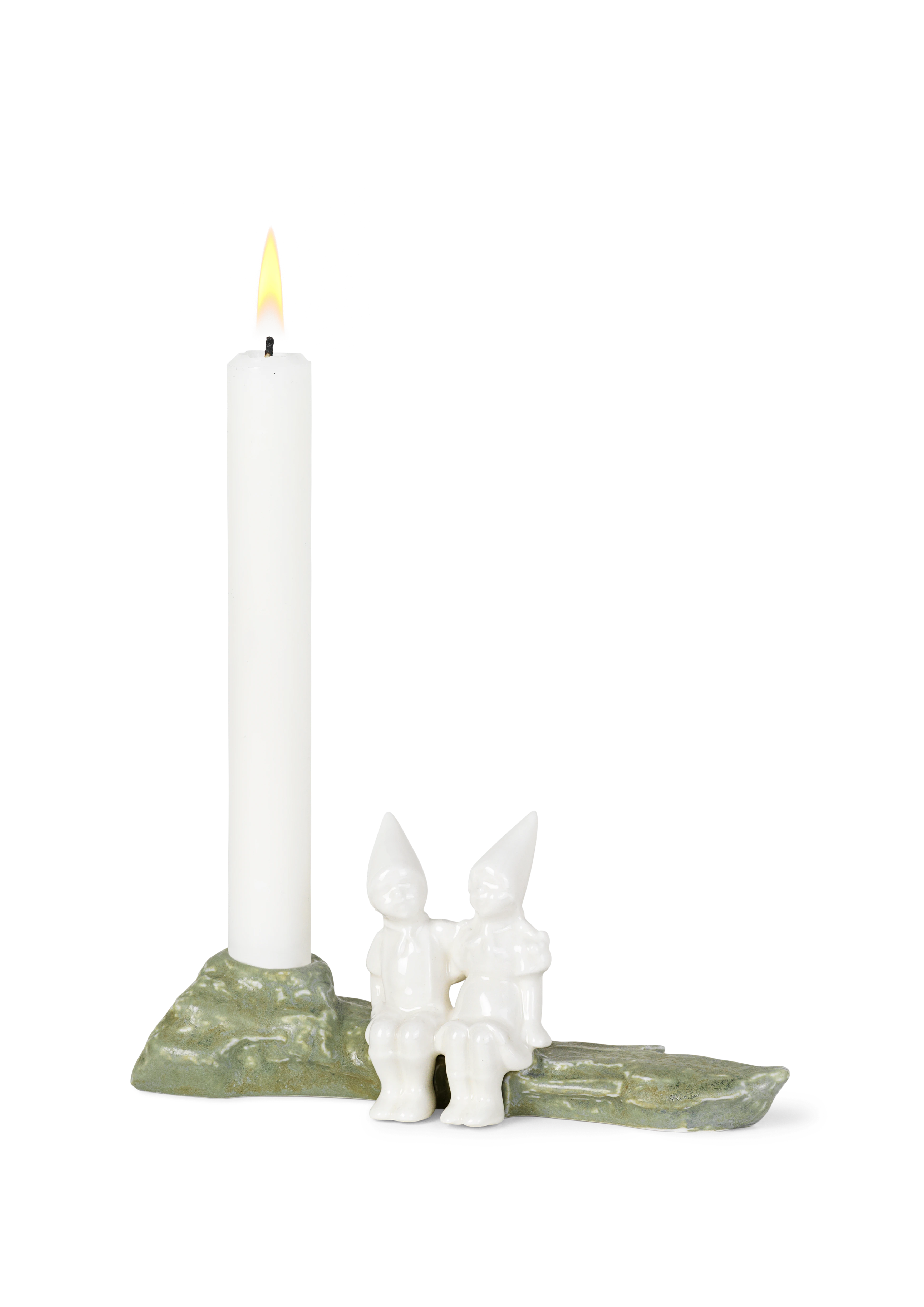 Christmas Hug H8.5 from Kähler  in White color, made of Ceramics